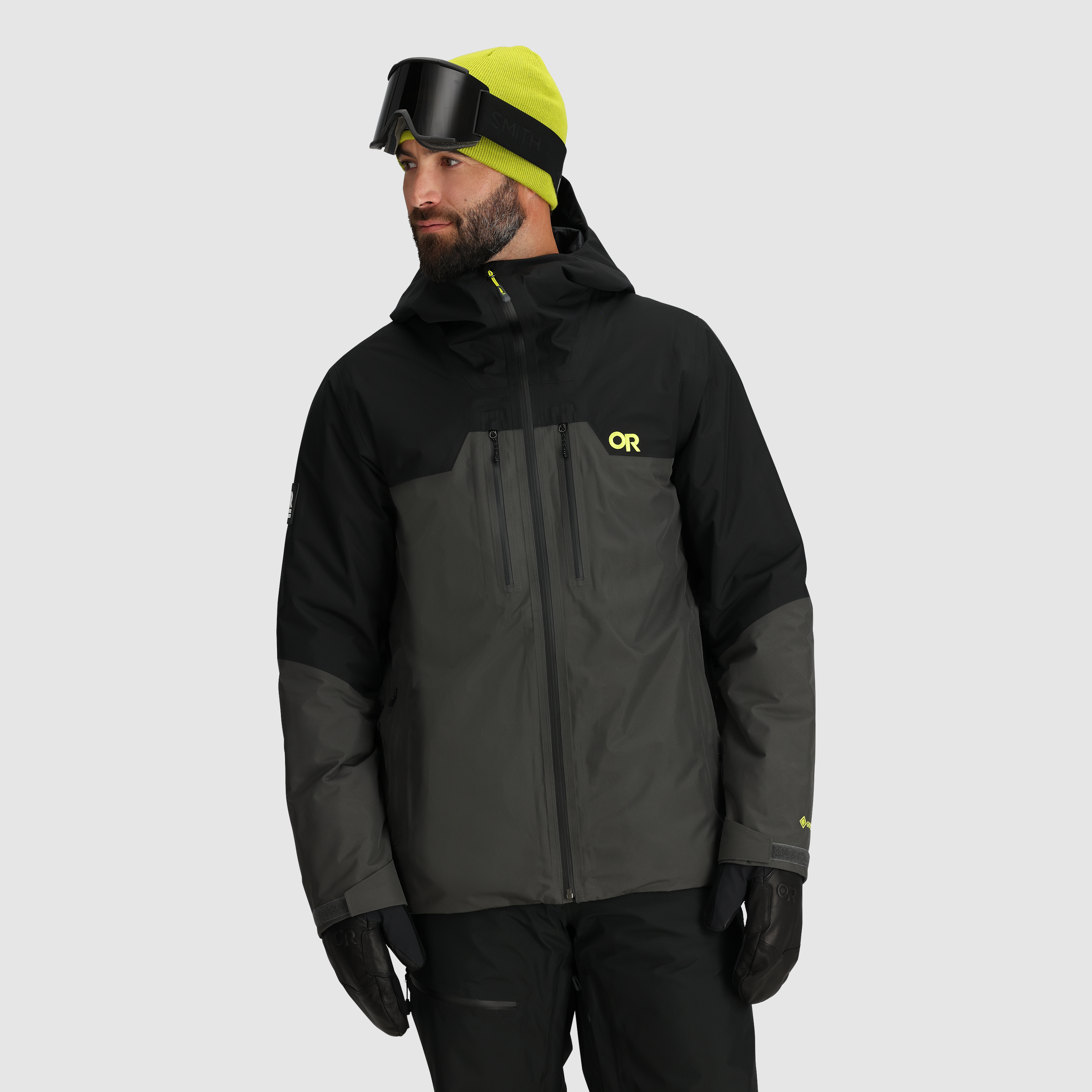 Men's Gore-Tex Ski Jacket with Insulation - Tungsten II Cold Weather