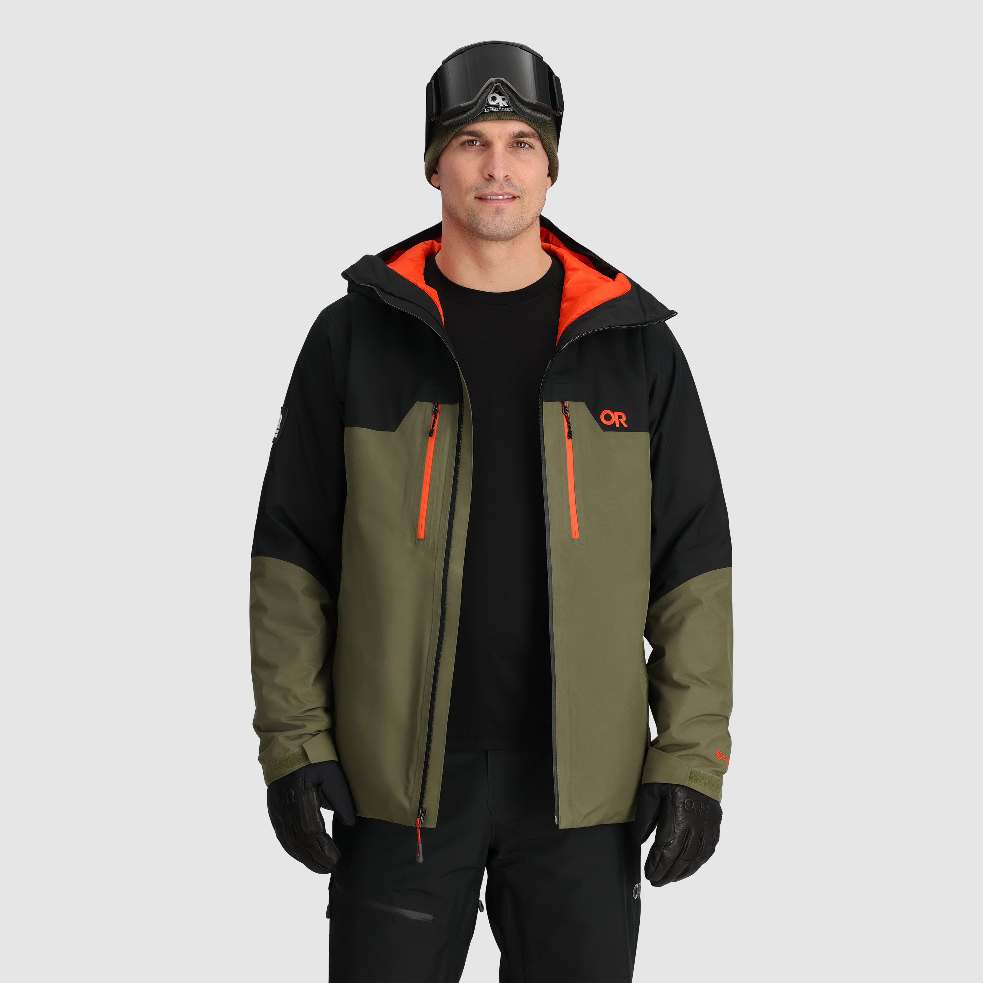 Men's Gore-Tex Ski Jacket with Insulation - Tungsten II Cold Weather