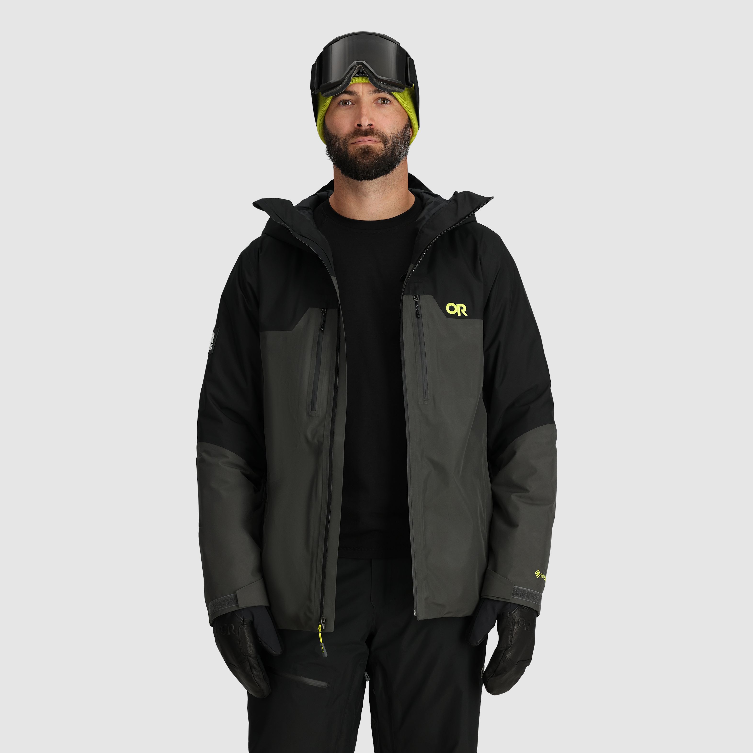 Men's Gore-Tex Ski Jacket with Insulation - Tungsten II Cold Weather