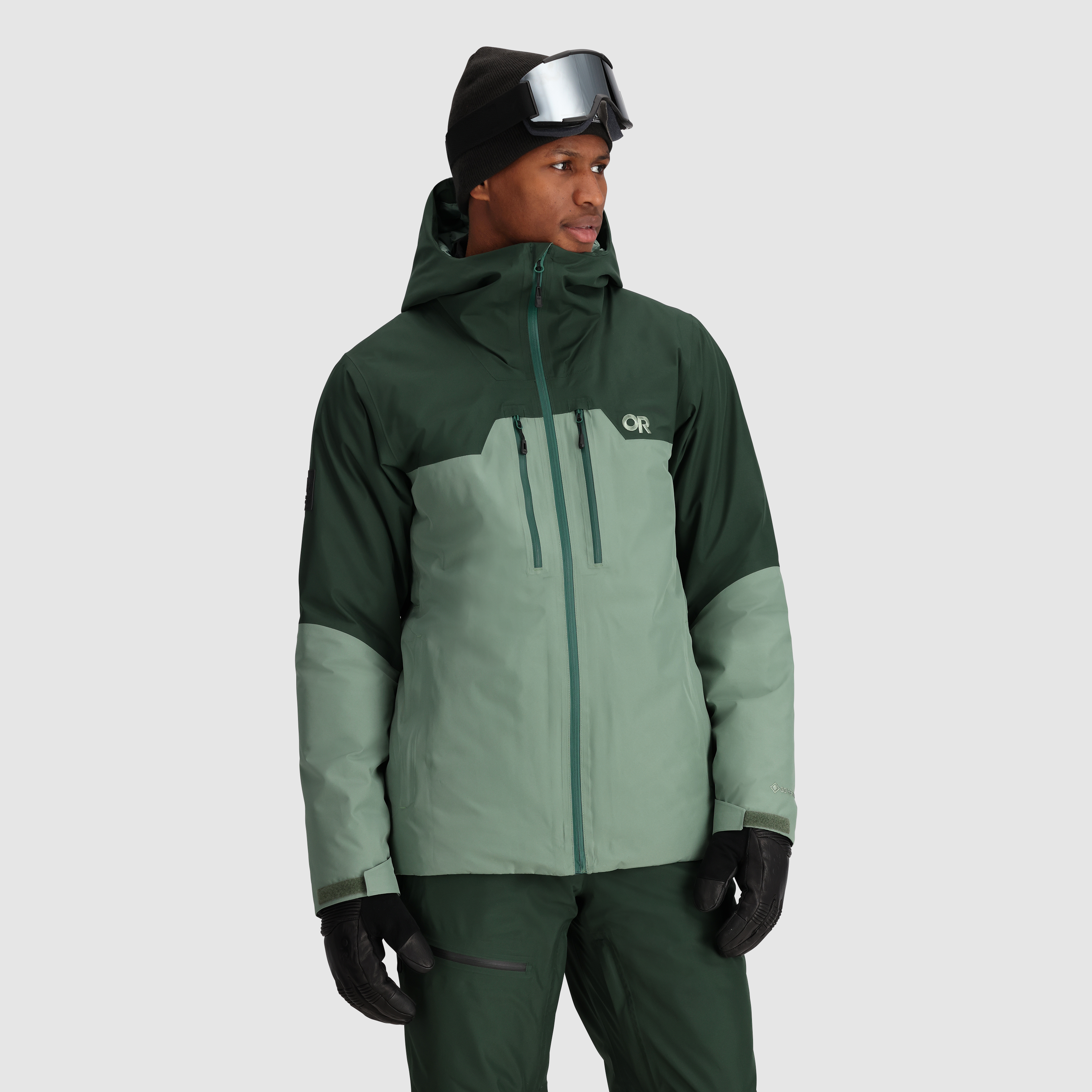 Men's Gore-Tex Ski Jacket with Insulation - Tungsten II Cold Weather