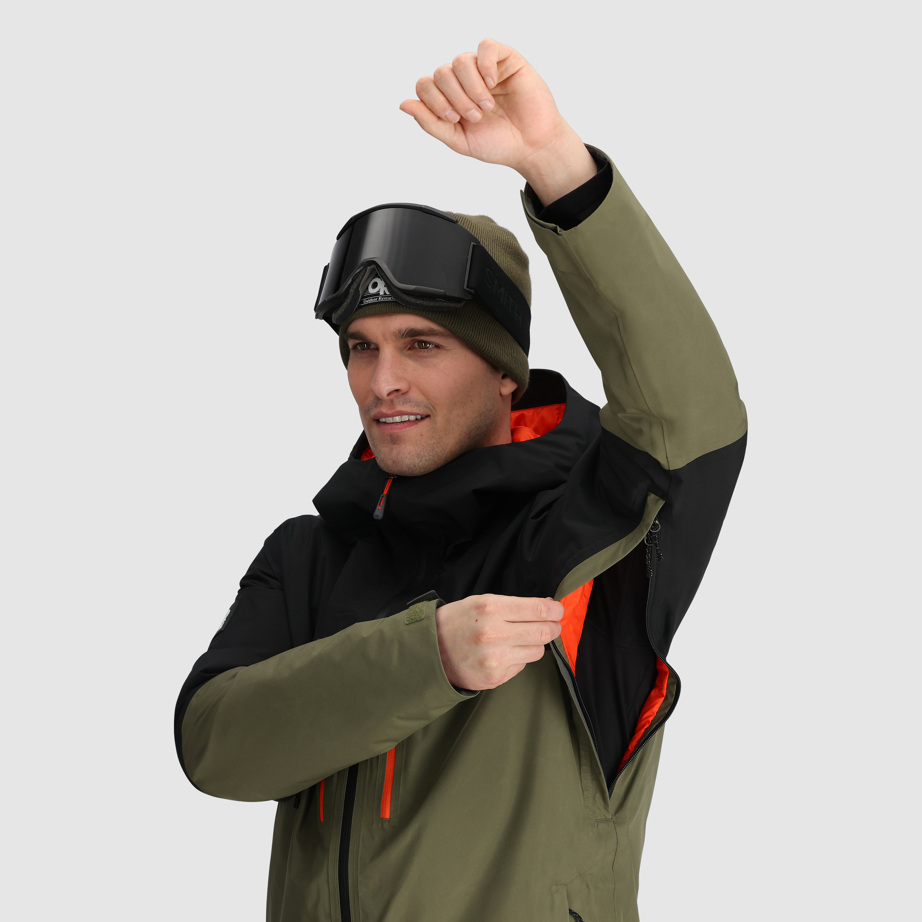 Men's Gore-Tex Ski Jacket with Insulation - Tungsten II Cold Weather