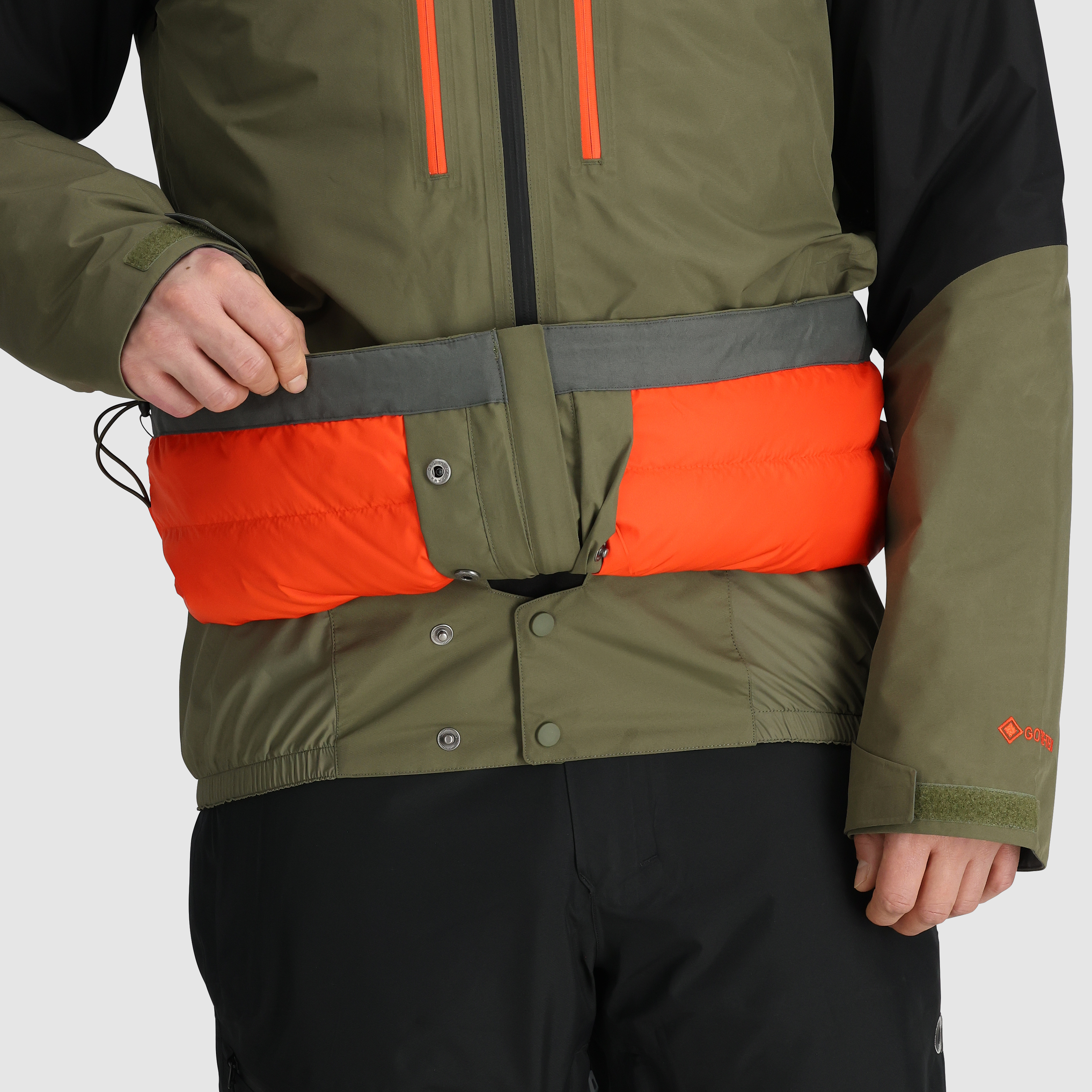 Men's Gore-Tex Ski Jacket with Insulation - Tungsten II Cold Weather