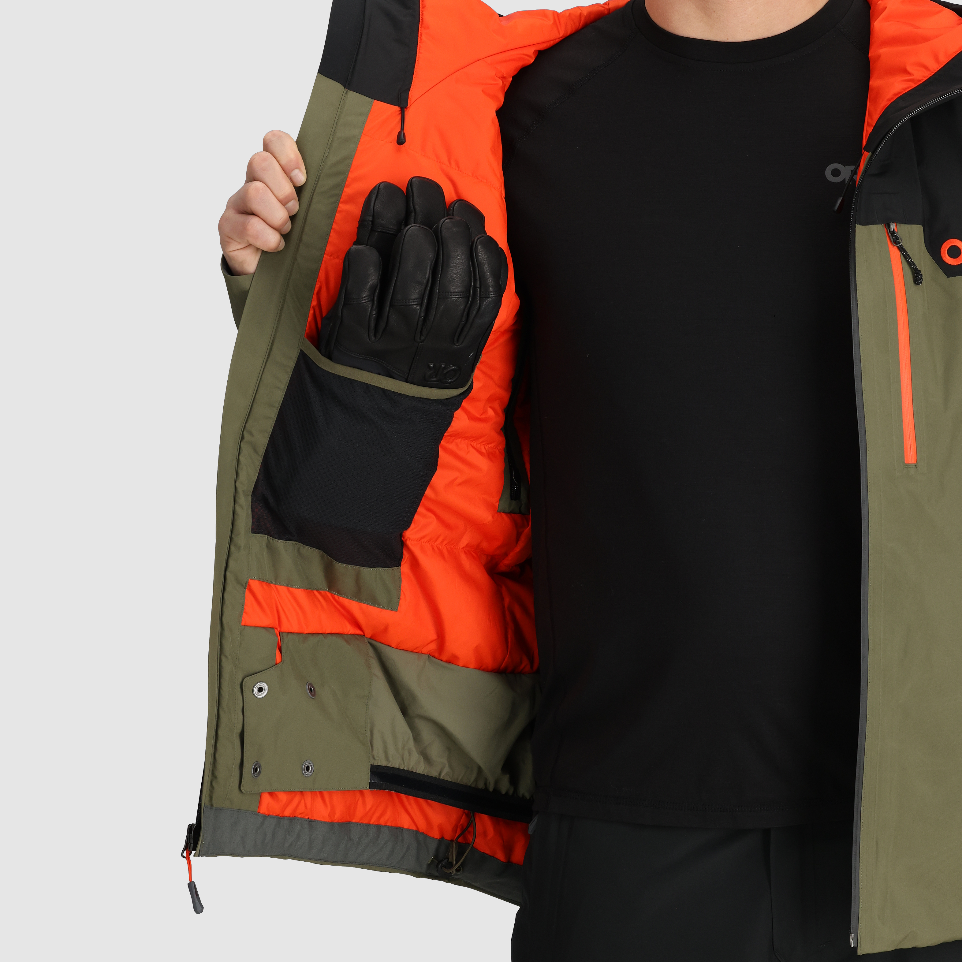 Men's Gore-Tex Ski Jacket with Insulation - Tungsten II Cold Weather