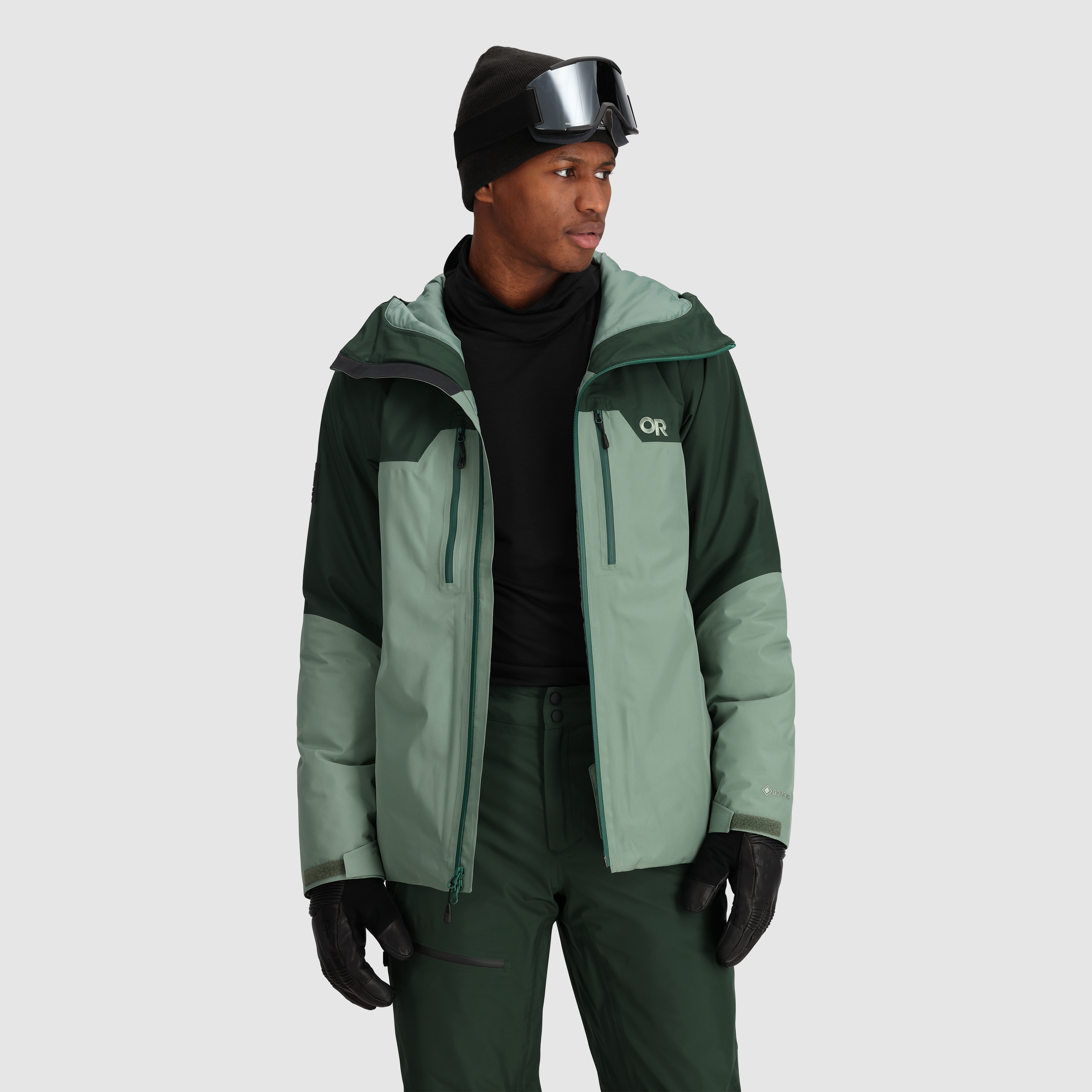 Men's Gore-Tex Ski Jacket with Insulation - Tungsten II Cold Weather