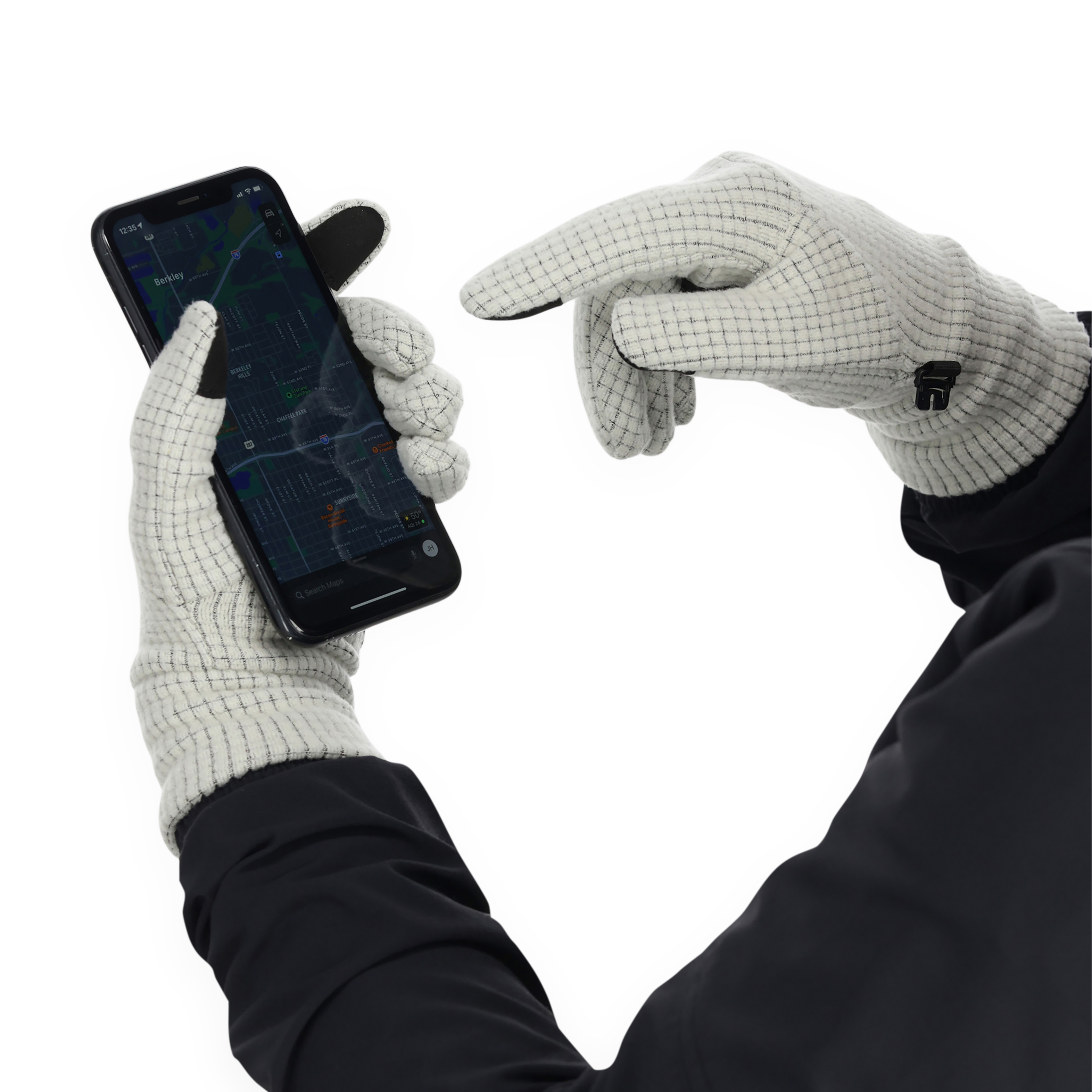 Women's Touchscreen Trail Running Gloves - Bluesign Approved