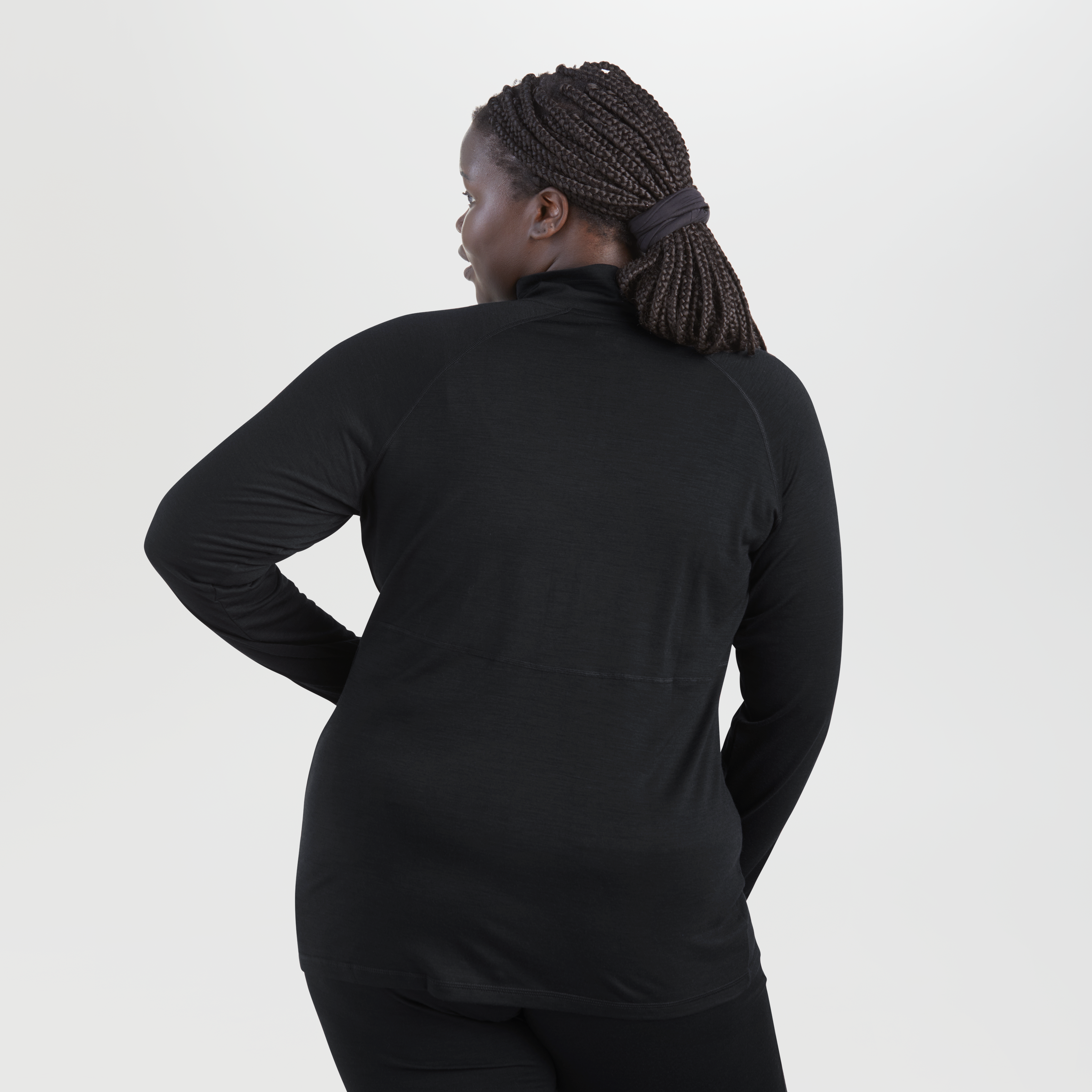 Women's Merino Wool Half Zip Base Layer - Alpine Onset 150