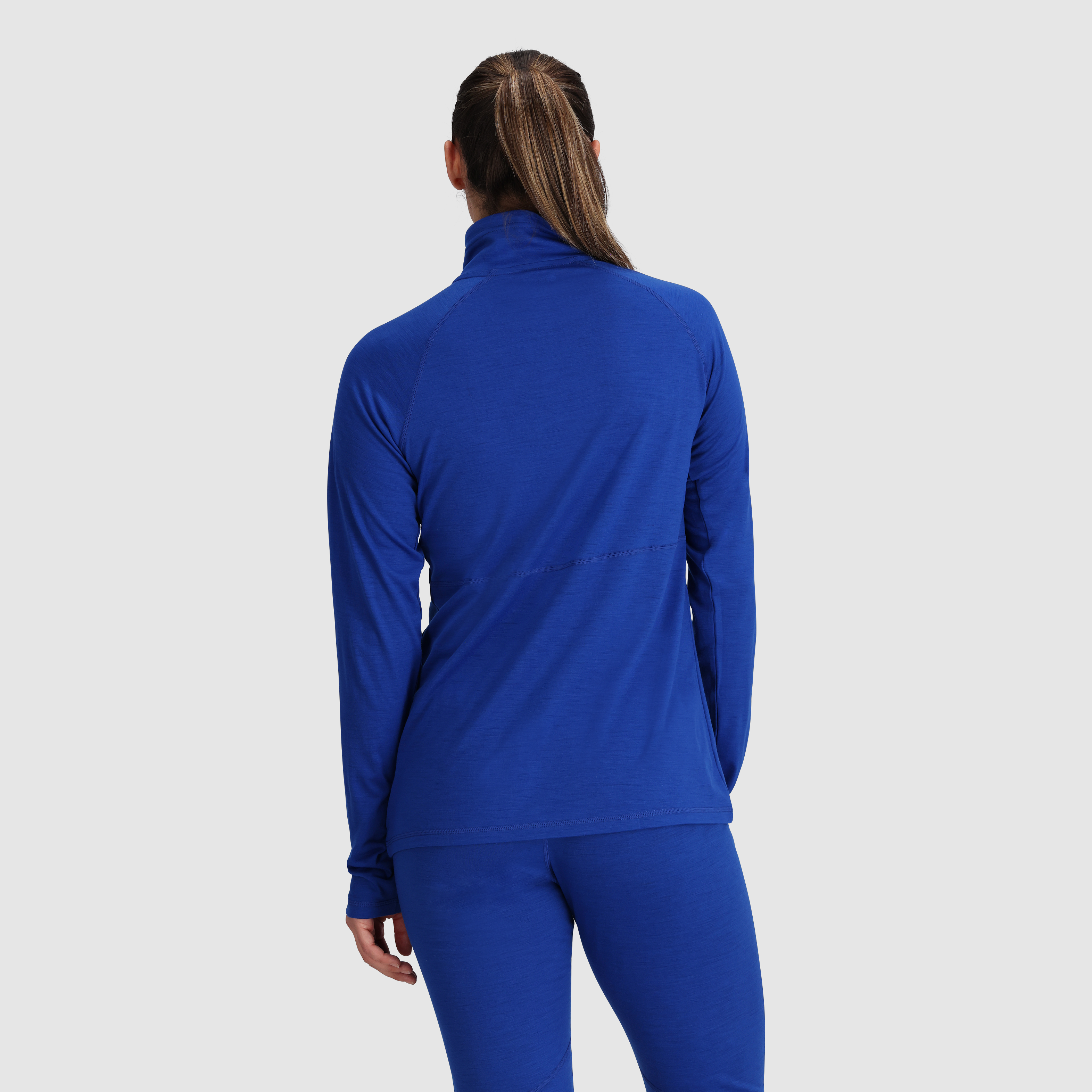 Women's Merino Wool Half Zip Base Layer - Alpine Onset 150