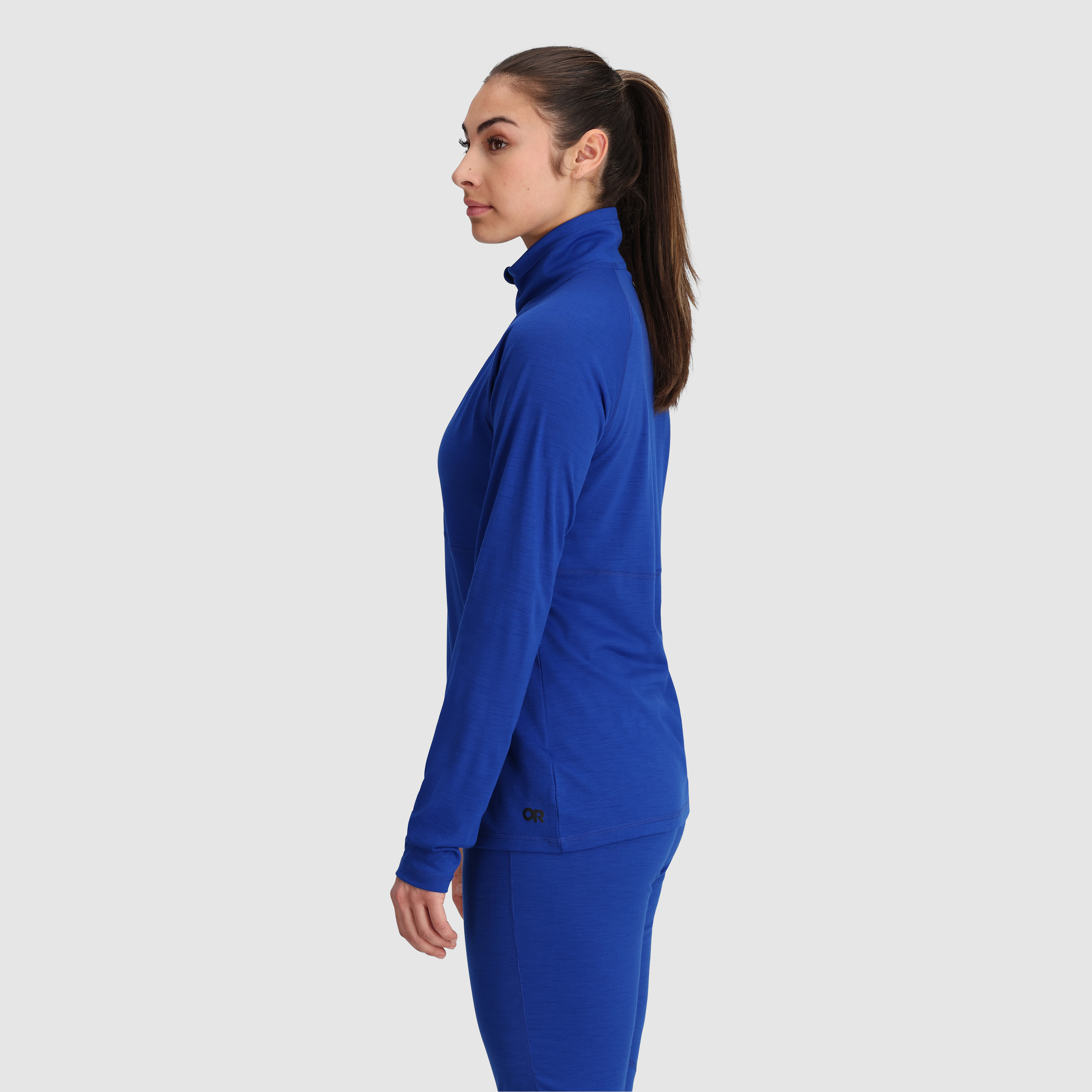Women's Merino Wool Half Zip Base Layer - Alpine Onset 150