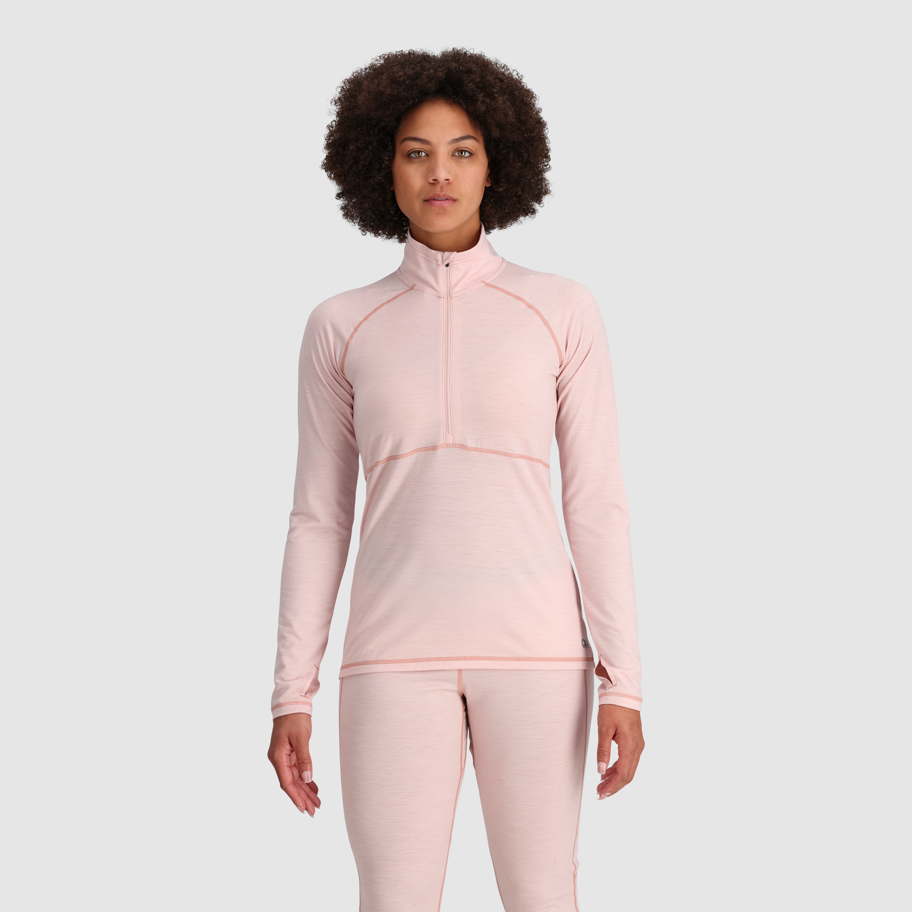 Women's Merino Wool Half Zip Base Layer - Alpine Onset 150
