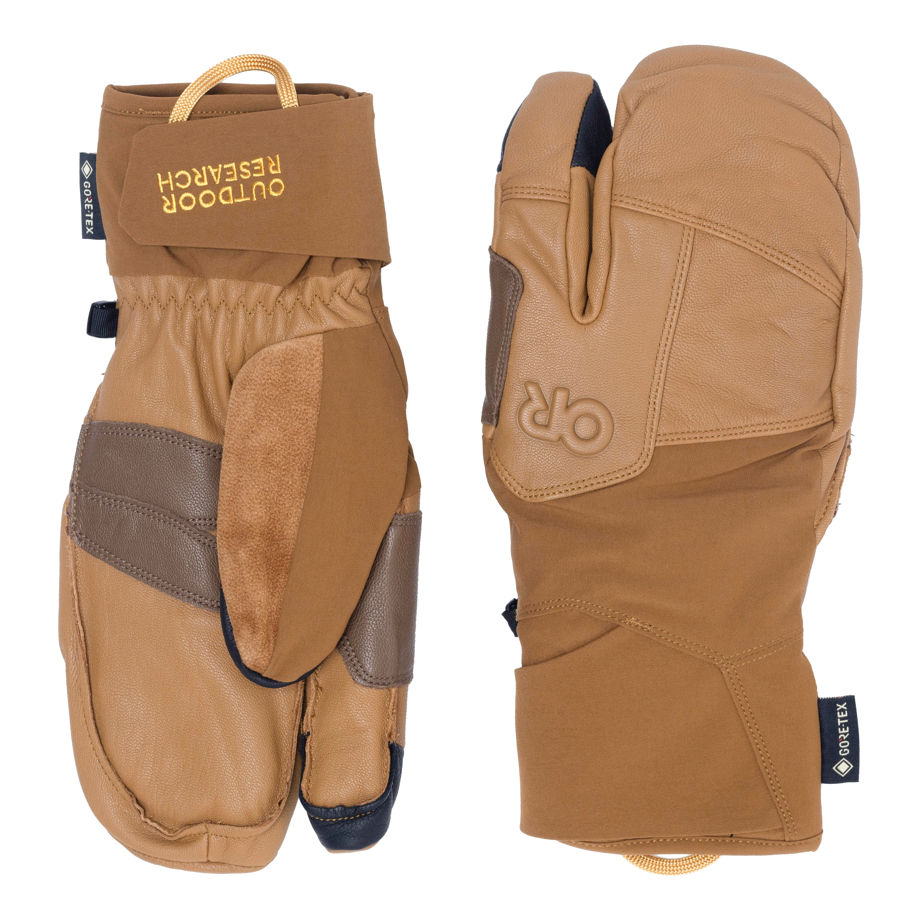 GORE-TEX 3-Finger Ski Gloves - Waterproof & Touchscreen