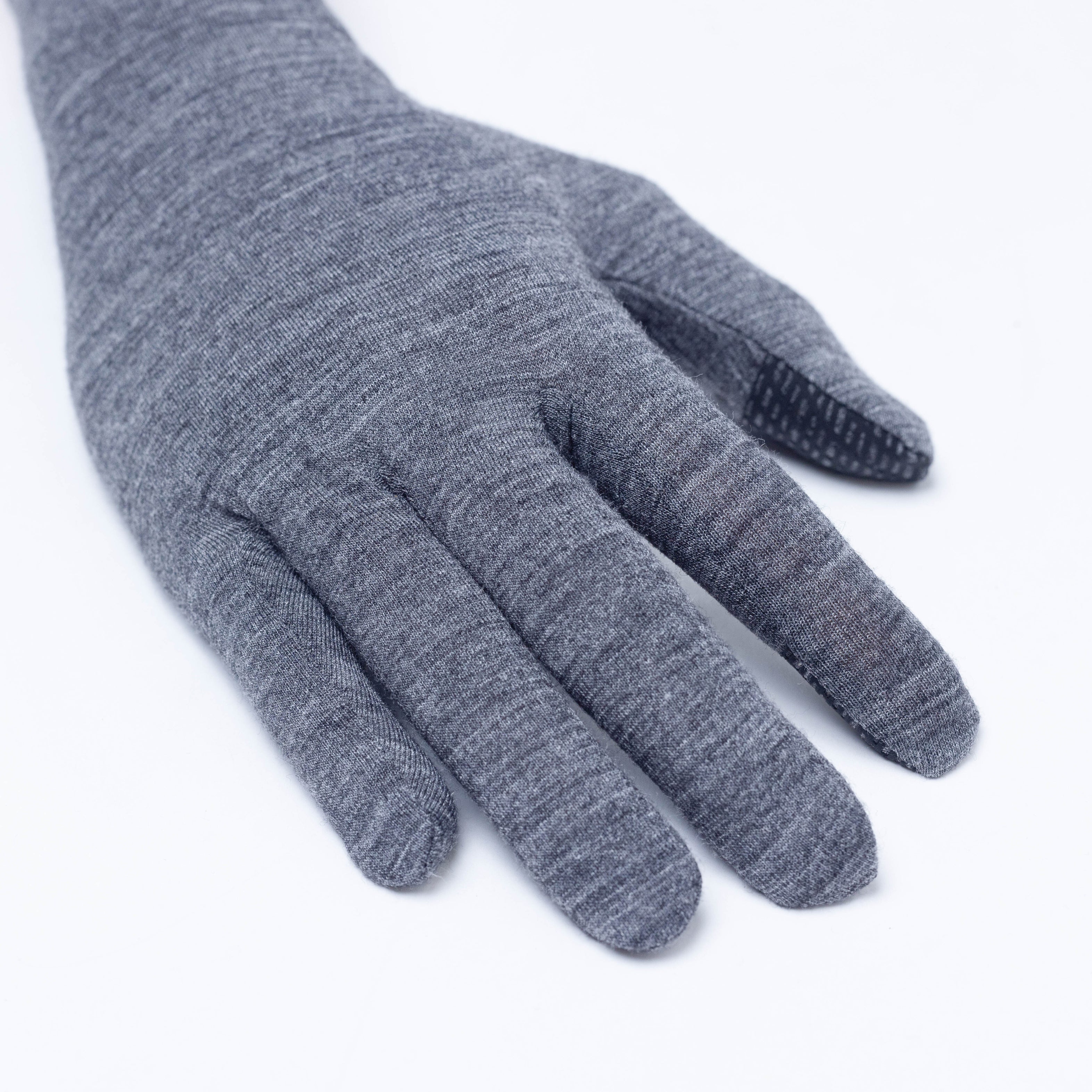 Merino Wool Gloves for Hiking & Cycling - Touchscreen Liners
