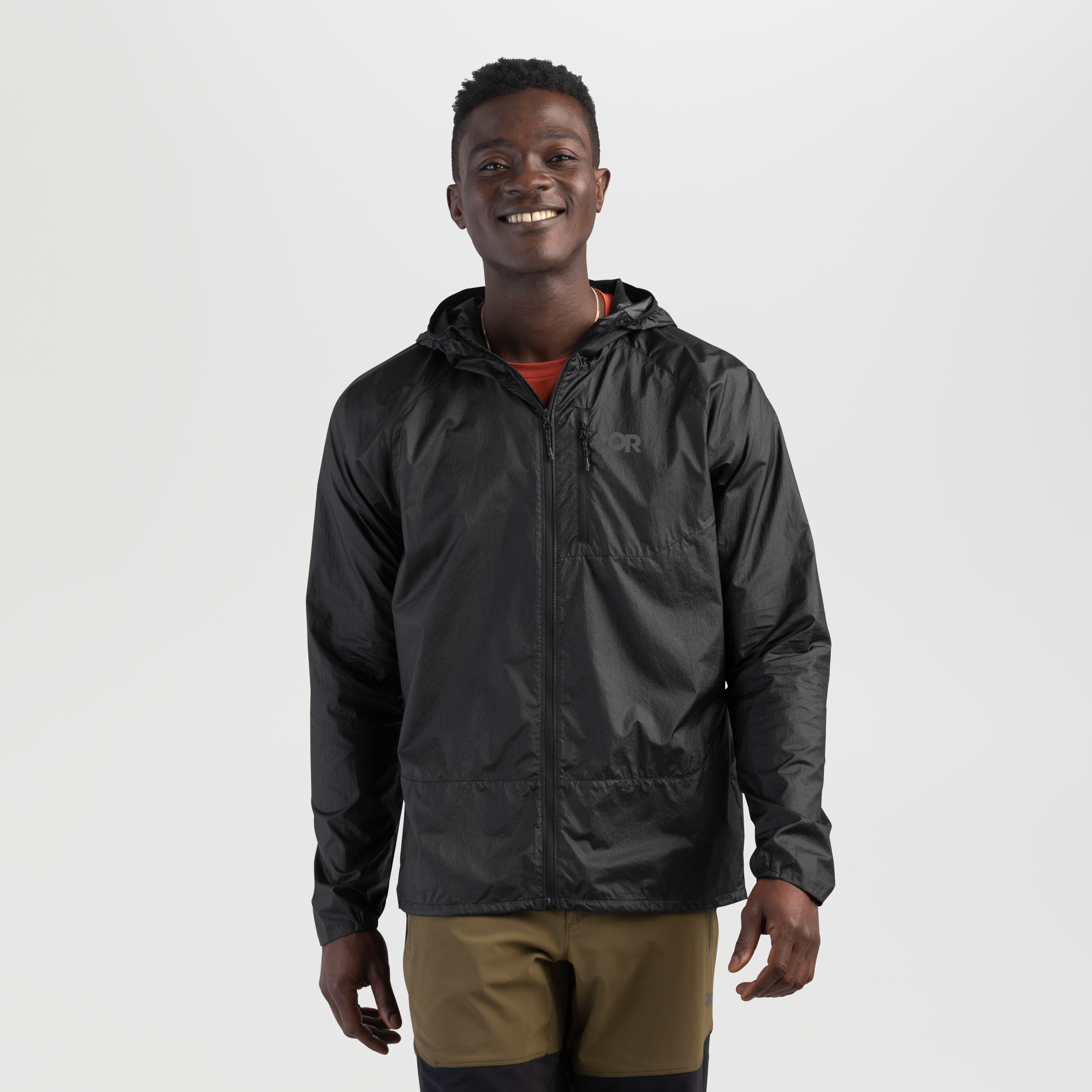 Men's Helium Windproof Hoodie for Hiking & Running