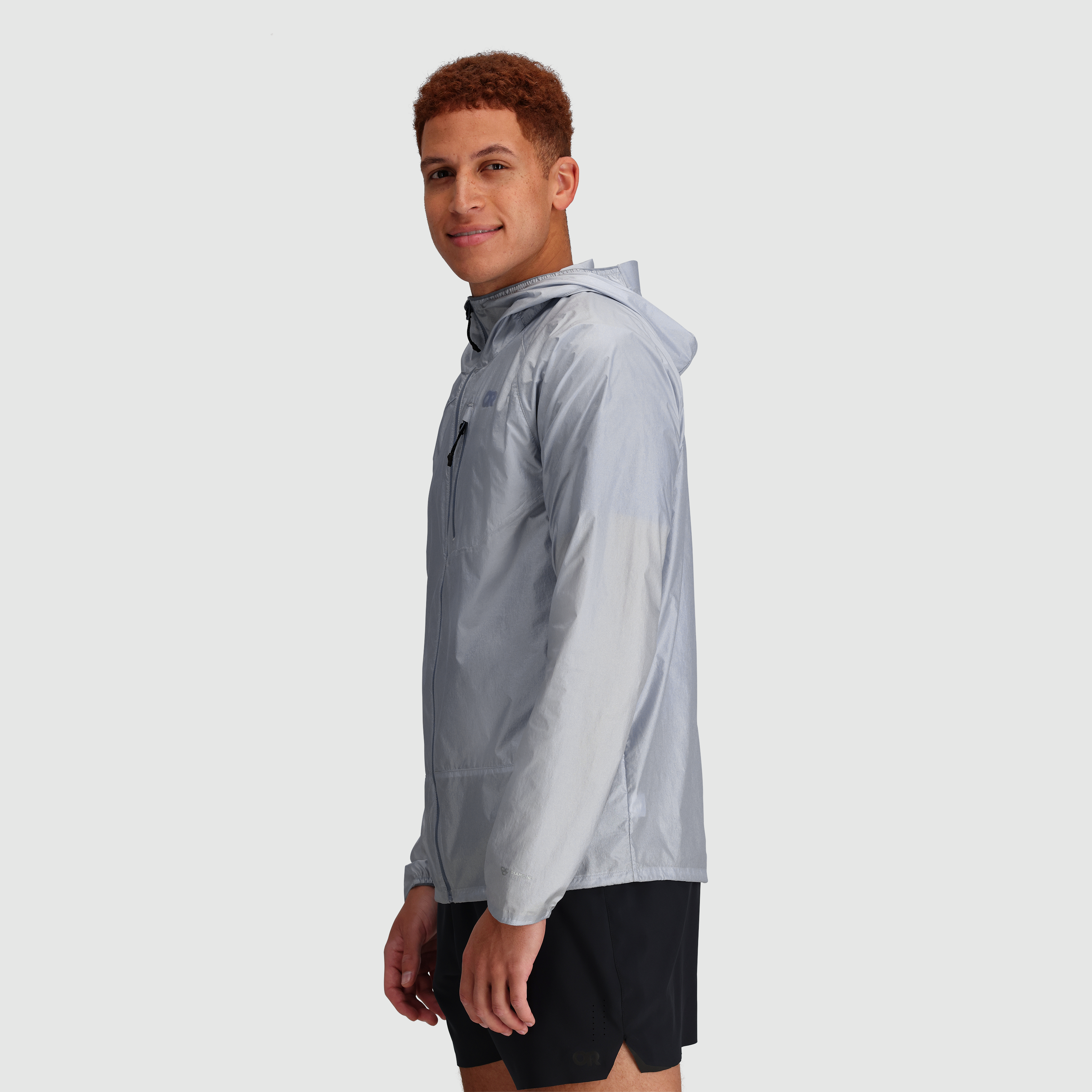Men's Helium Windproof Hoodie for Hiking & Running