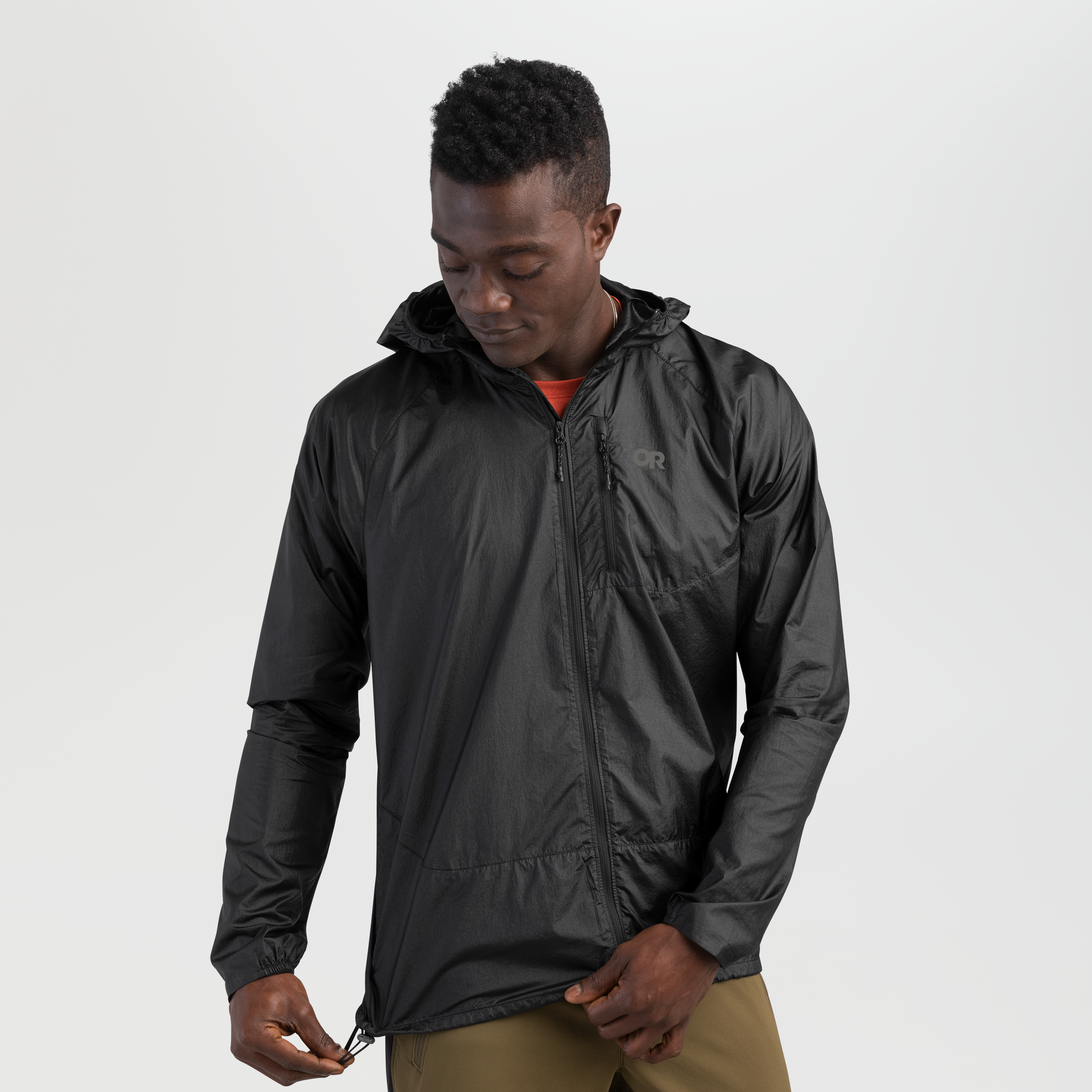Men's Helium Windproof Hoodie for Hiking & Running