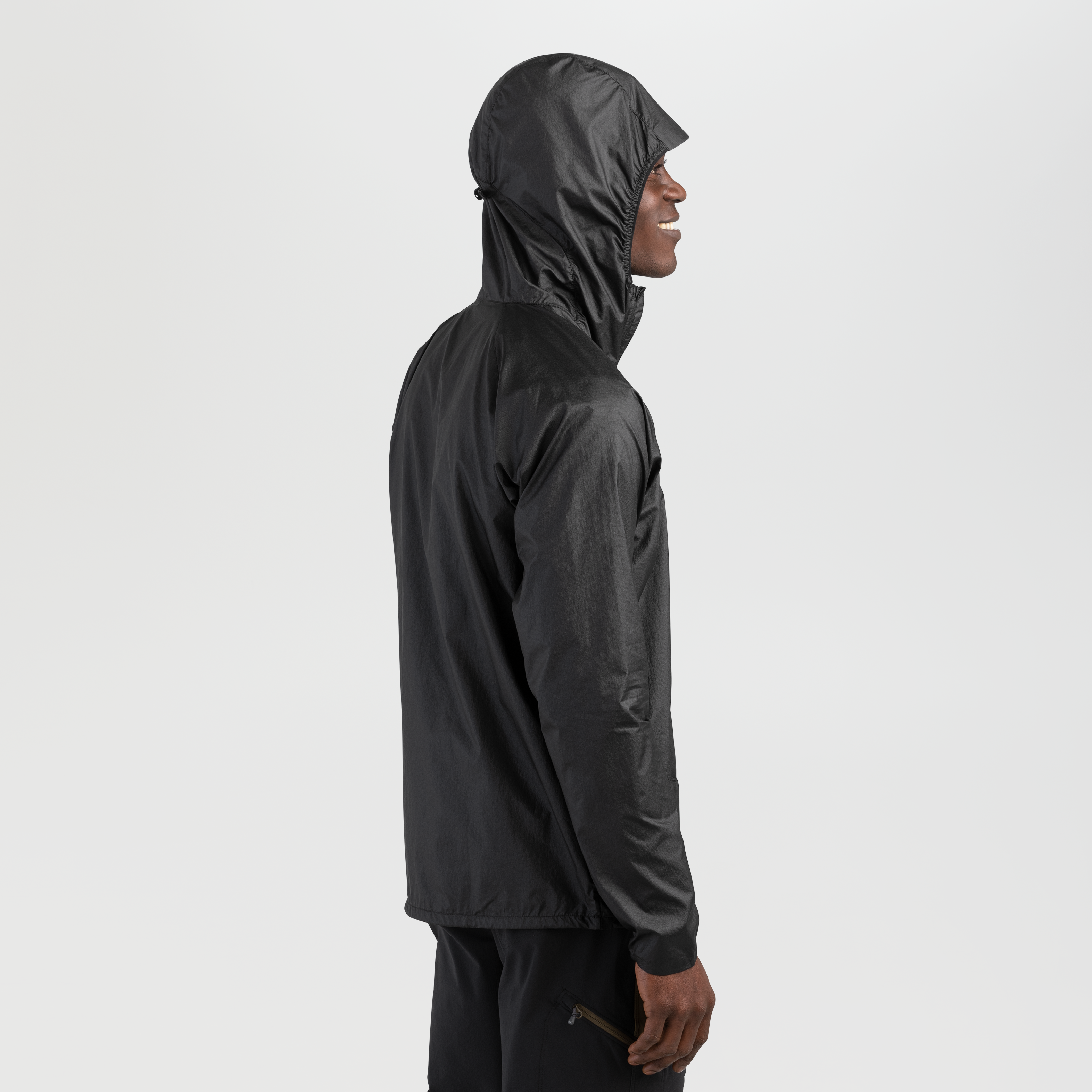 Men's Helium Windproof Hoodie for Hiking & Running