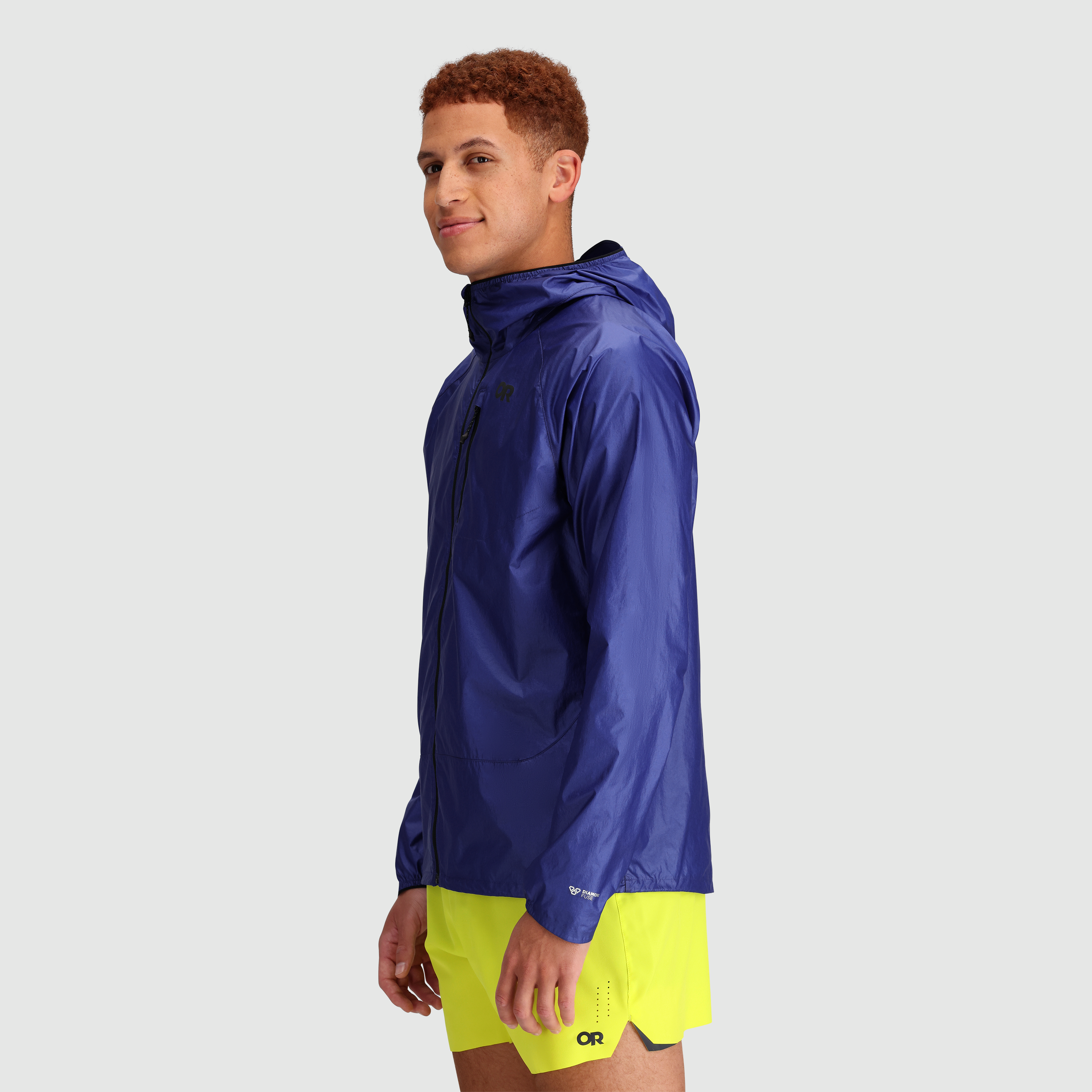 Men's Helium Windproof Hoodie for Hiking & Running