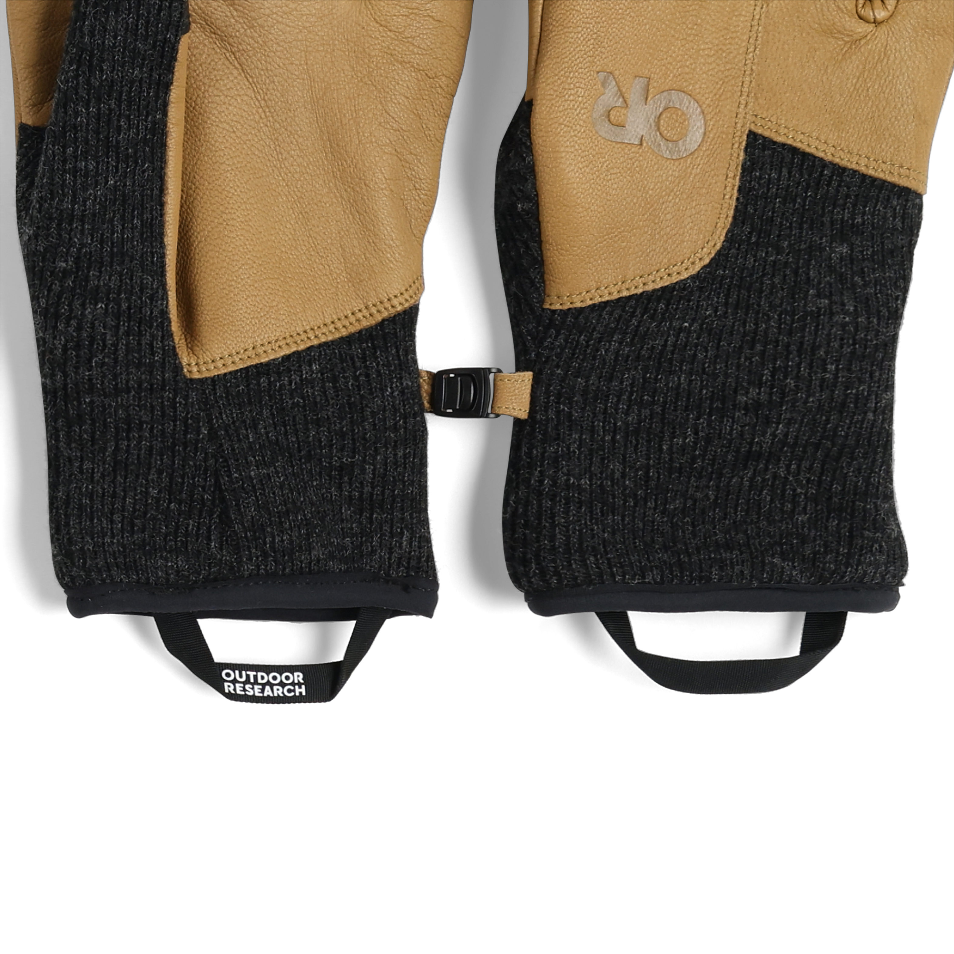 Men's Leather Driving Gloves with Touchscreen & Fleece Lining