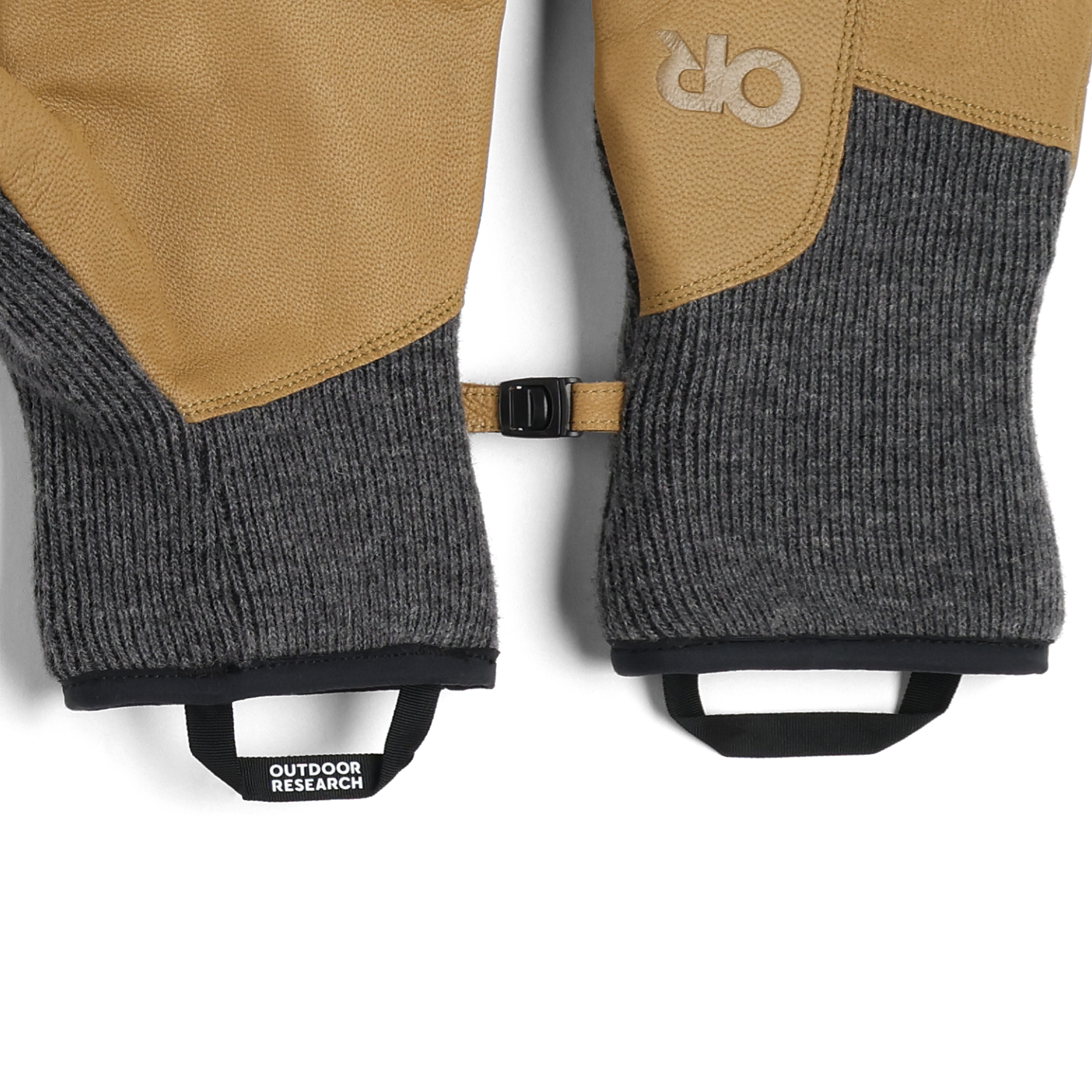 Men's Leather Driving Gloves with Touchscreen & Fleece Lining