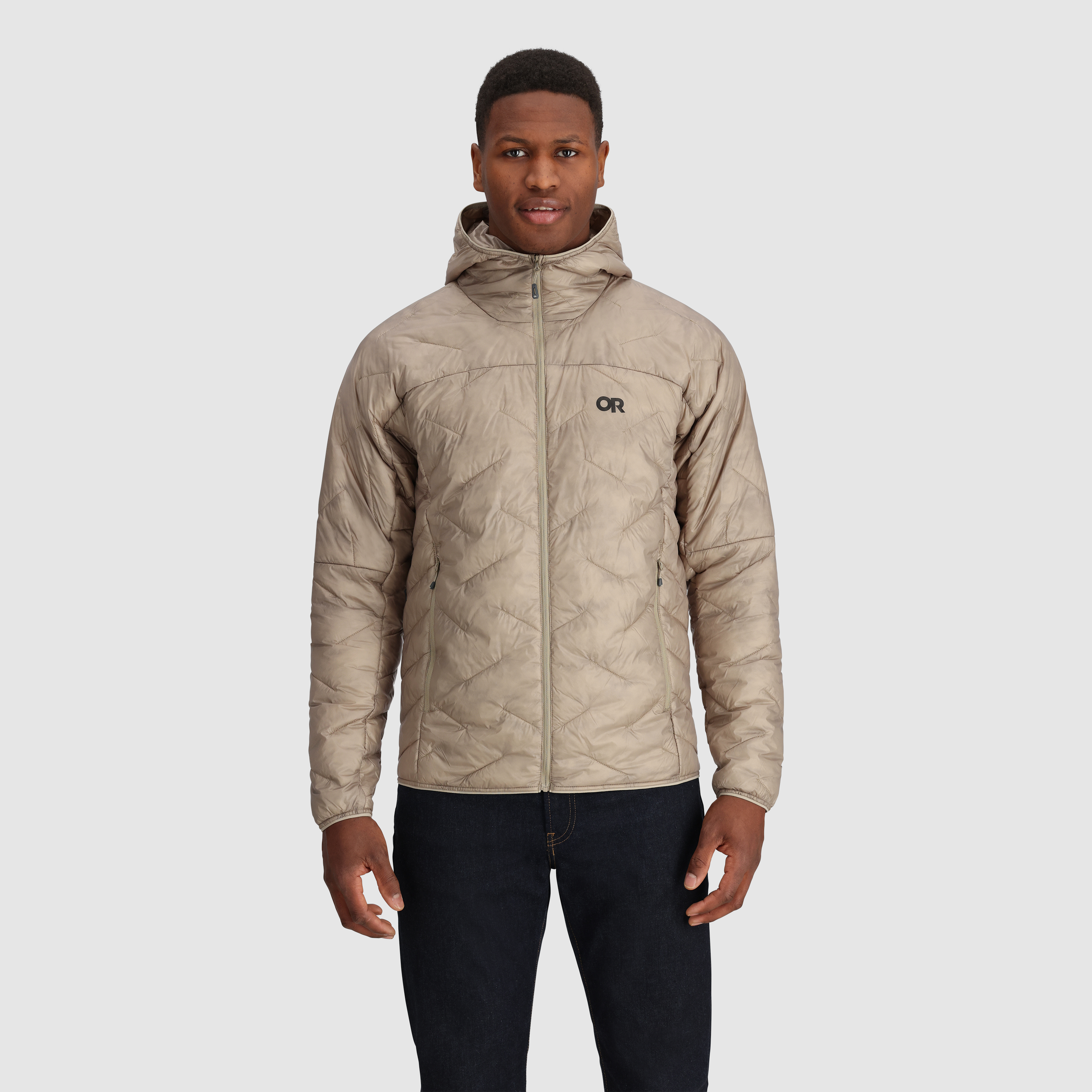 Men's Lightweight Insulated Hoodie for Alpine Layering