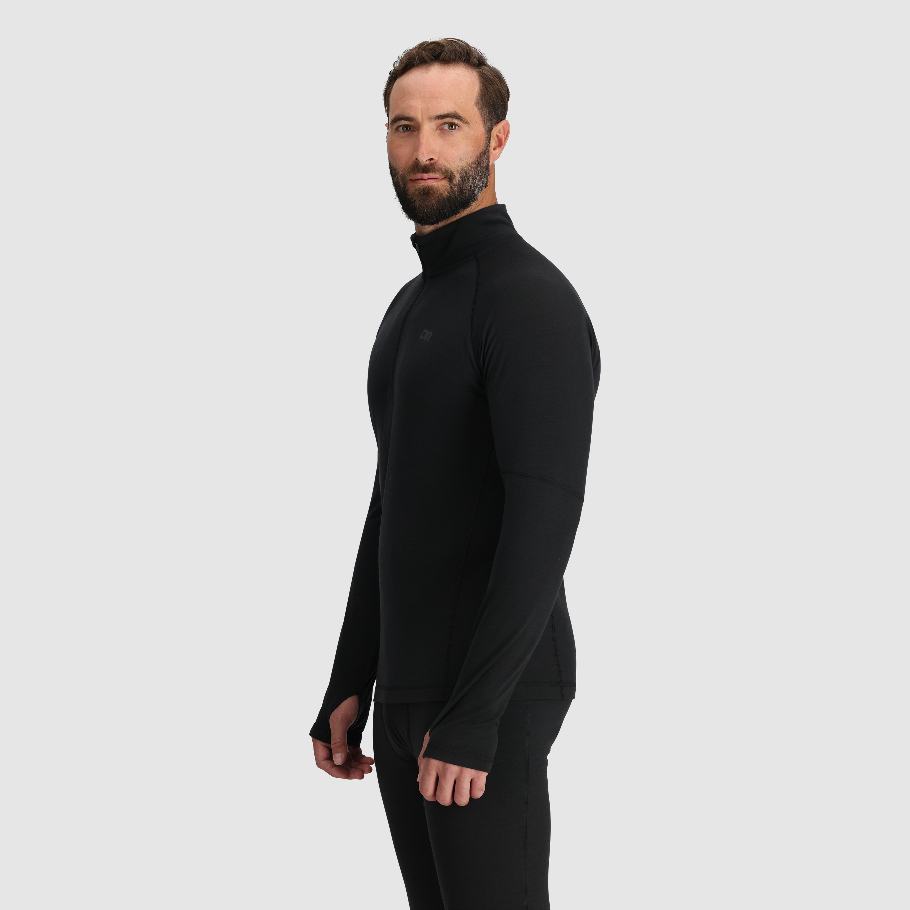 Men's Merino Wool Quarter Zip Base Layer | Alpine Onset 150