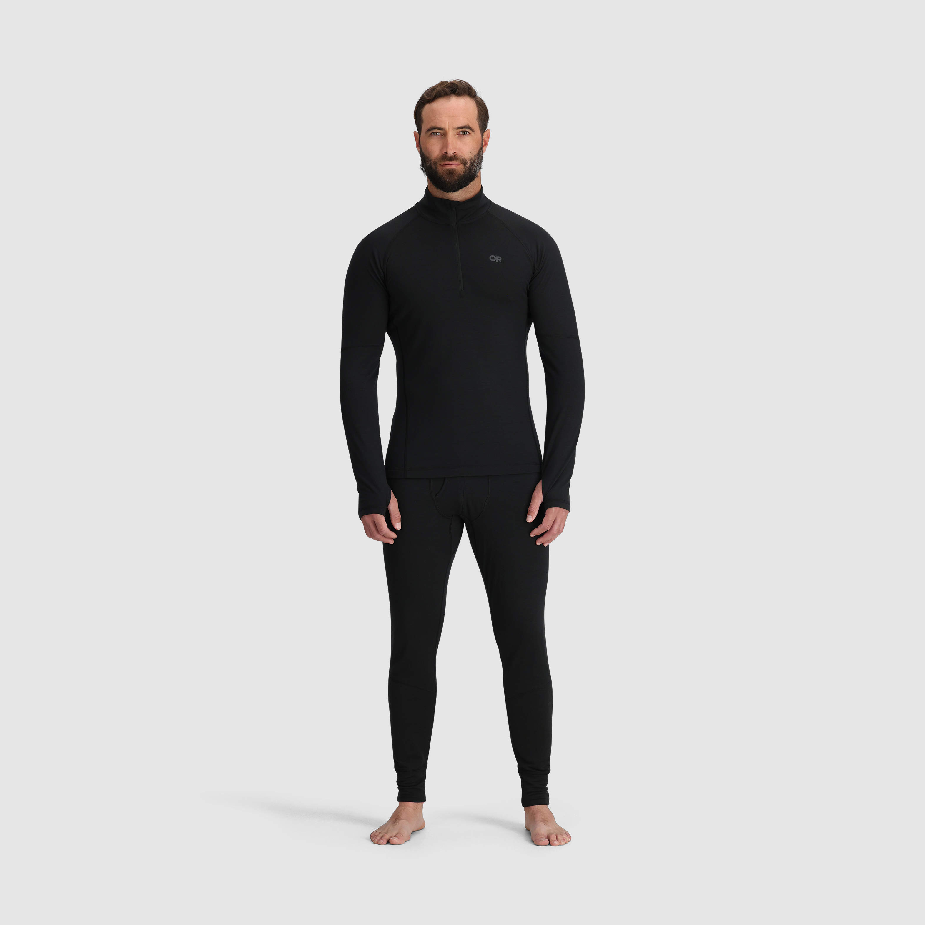 Men's Merino Wool Quarter Zip Base Layer | Alpine Onset 150