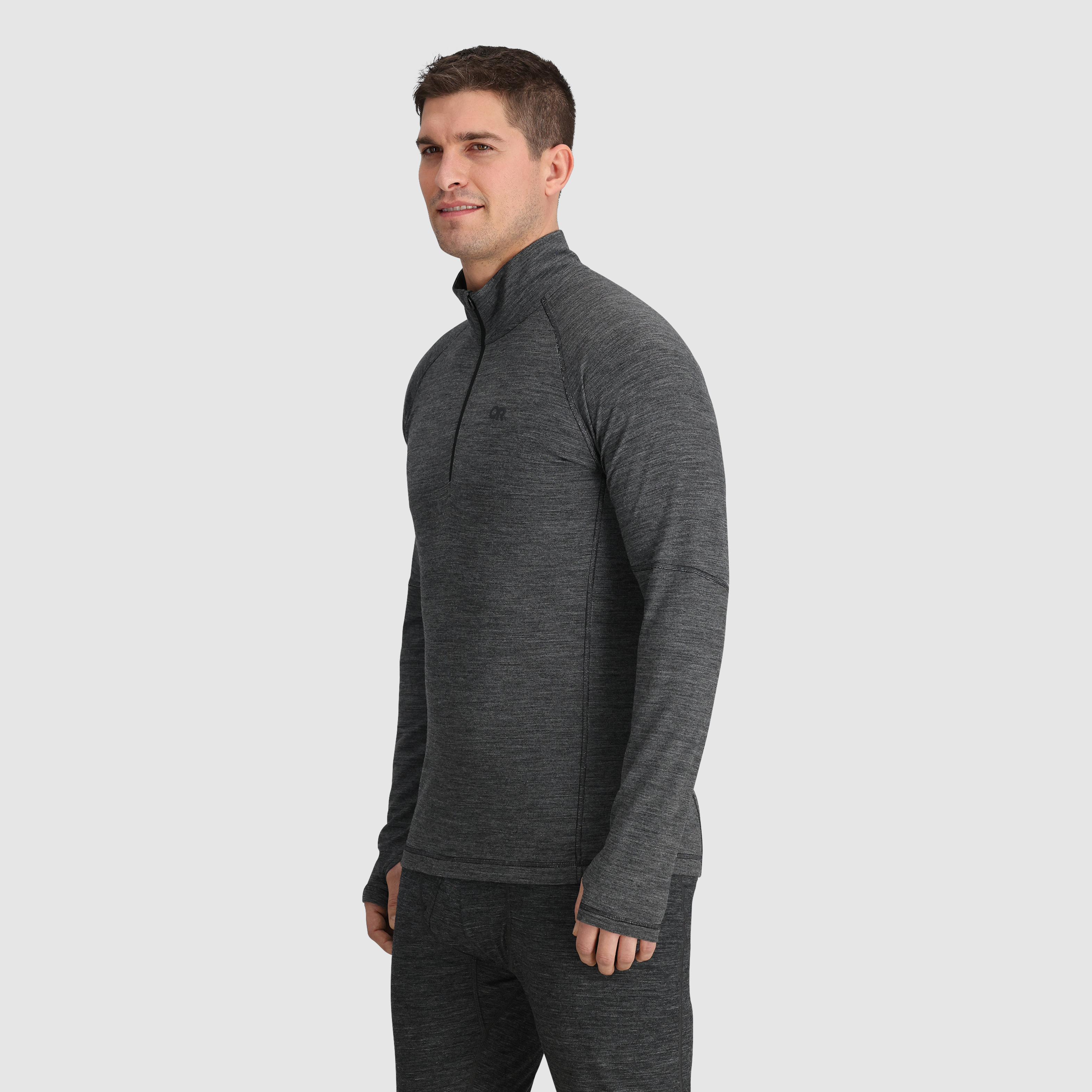 Men's Merino Wool Quarter Zip Base Layer | Alpine Onset 150