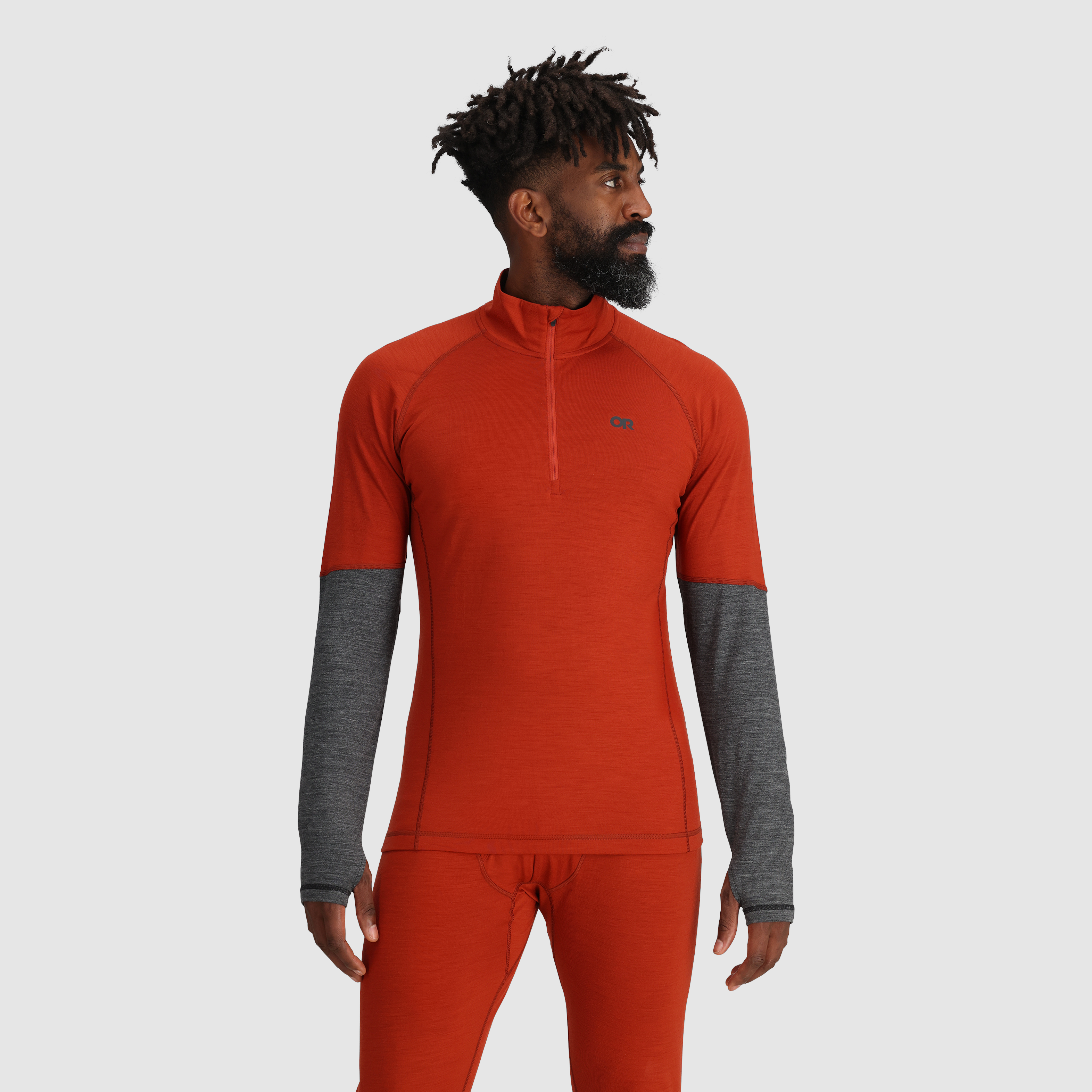 Men's Merino Wool Quarter Zip Base Layer | Alpine Onset 150