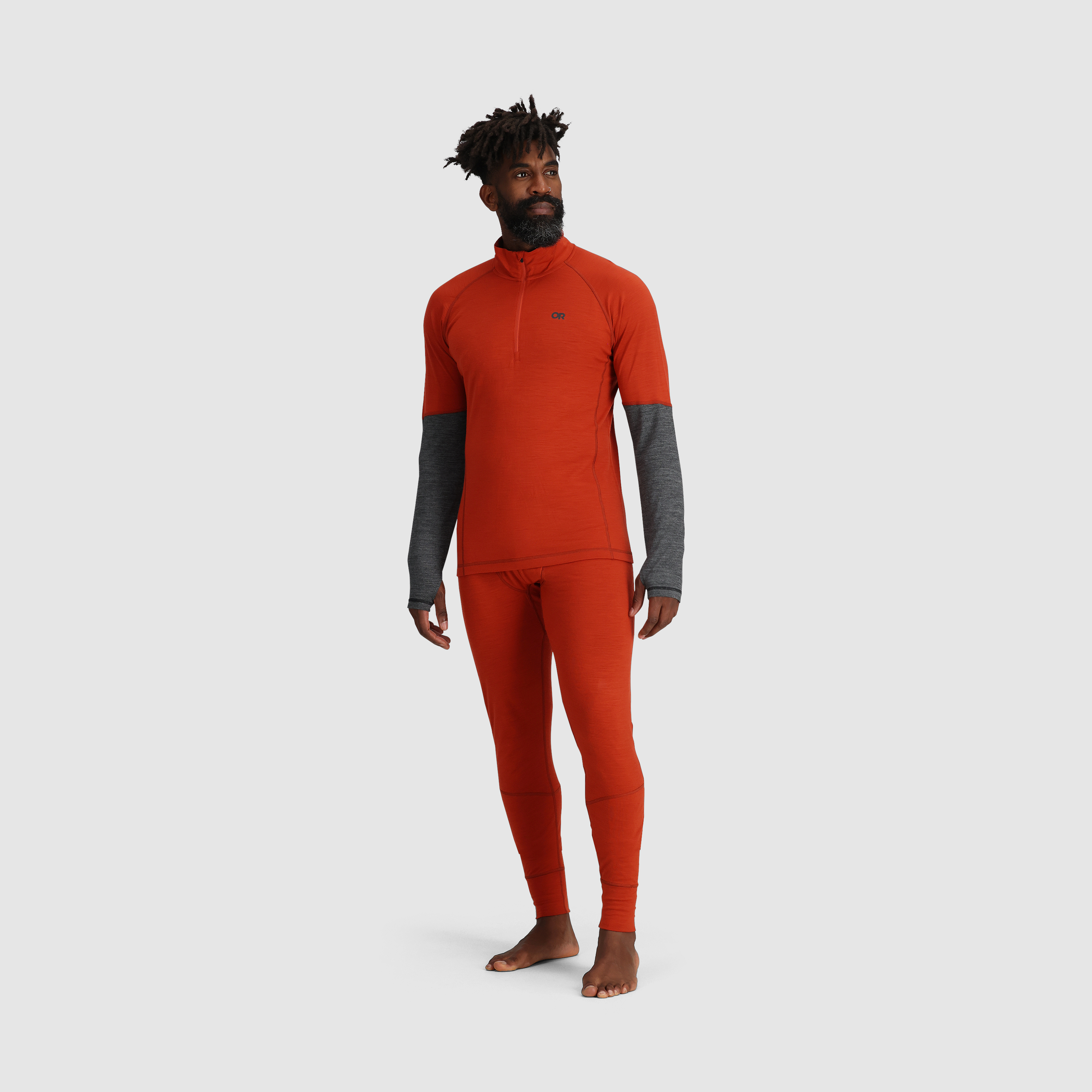Men's Merino Wool Quarter Zip Base Layer | Alpine Onset 150
