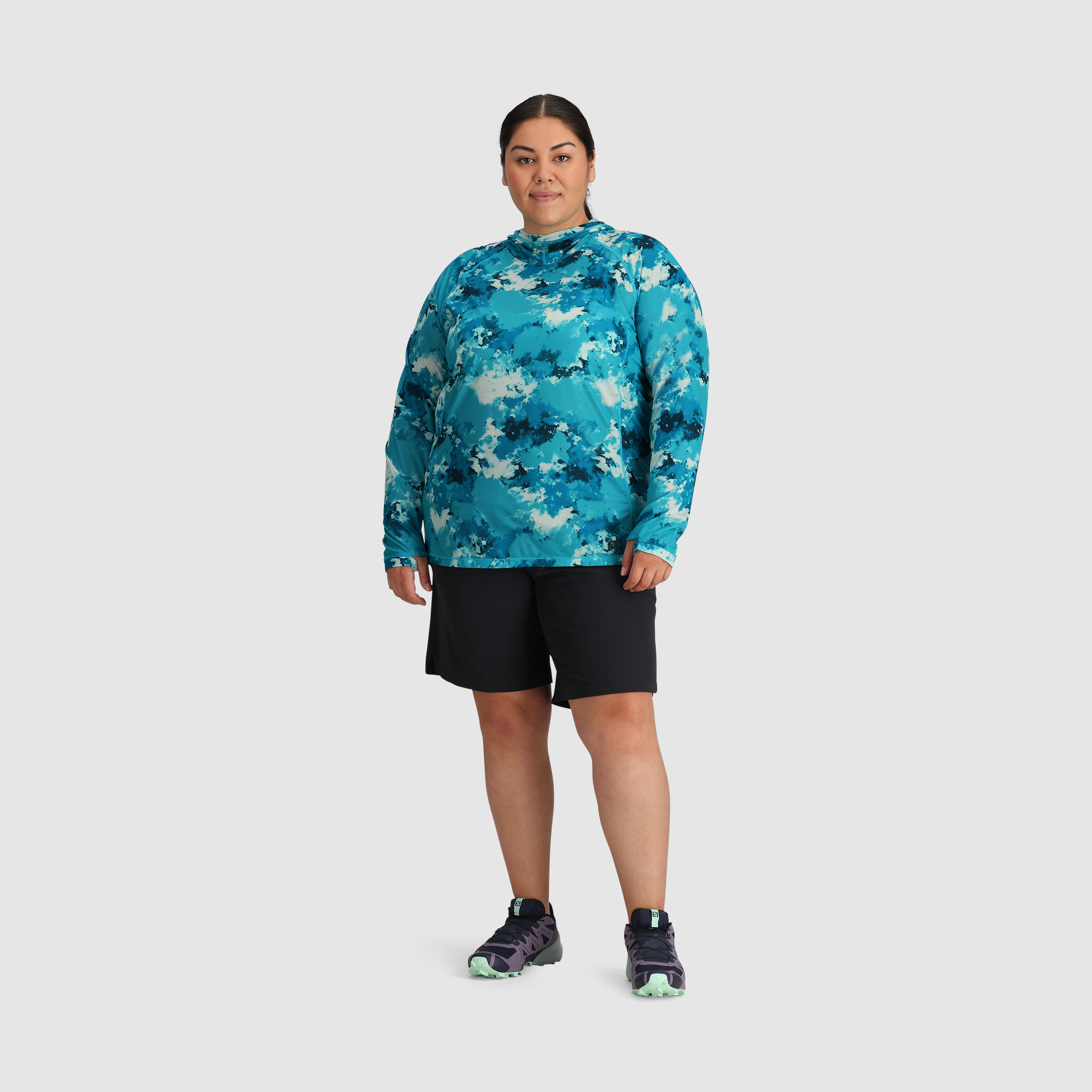 Women's Echo Hoodie - Lightweight UPF 15 Recycled Hiking Layer
