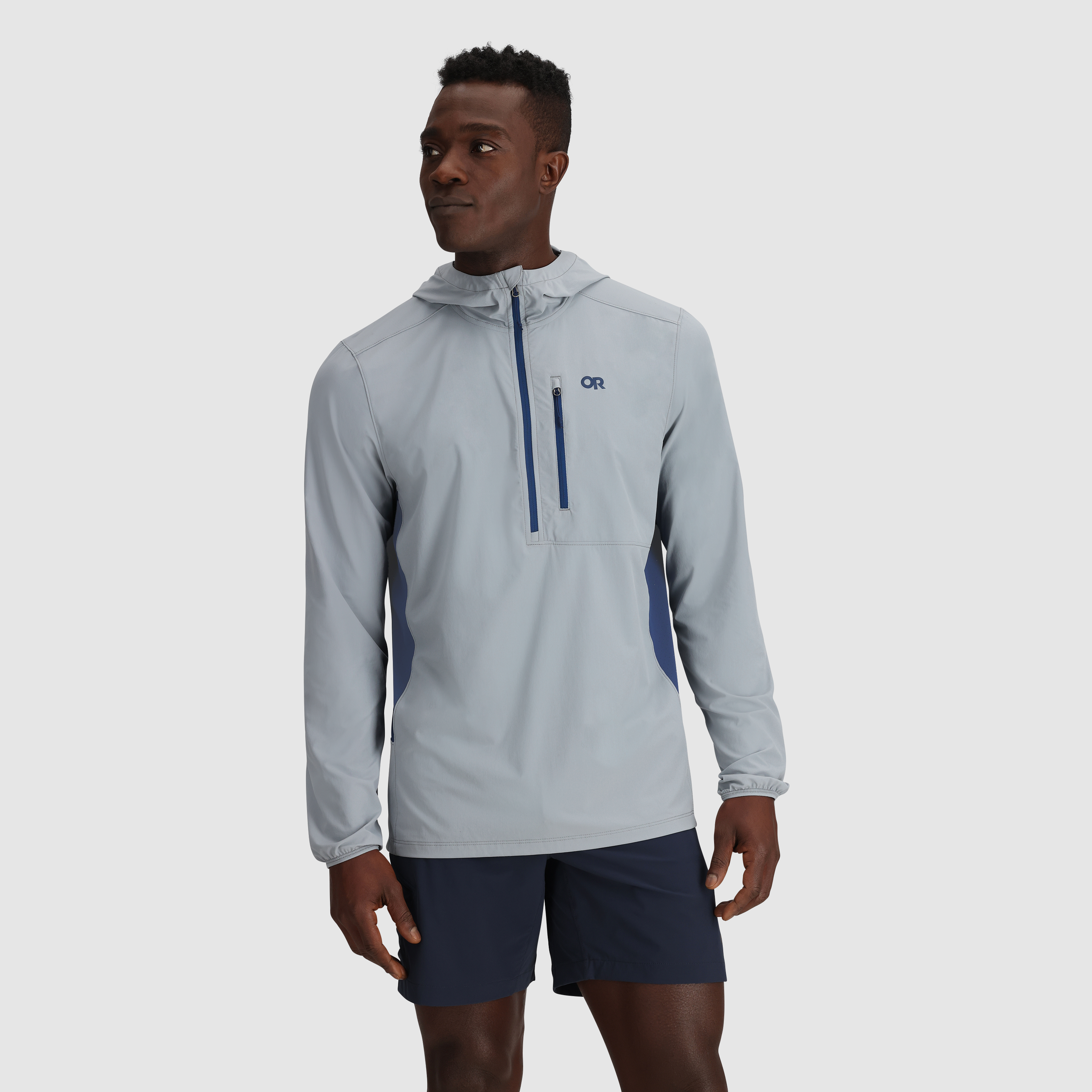 Men's Astroman Air Sun Hoodie - UPF Climbing Shirt with Breathable Mesh