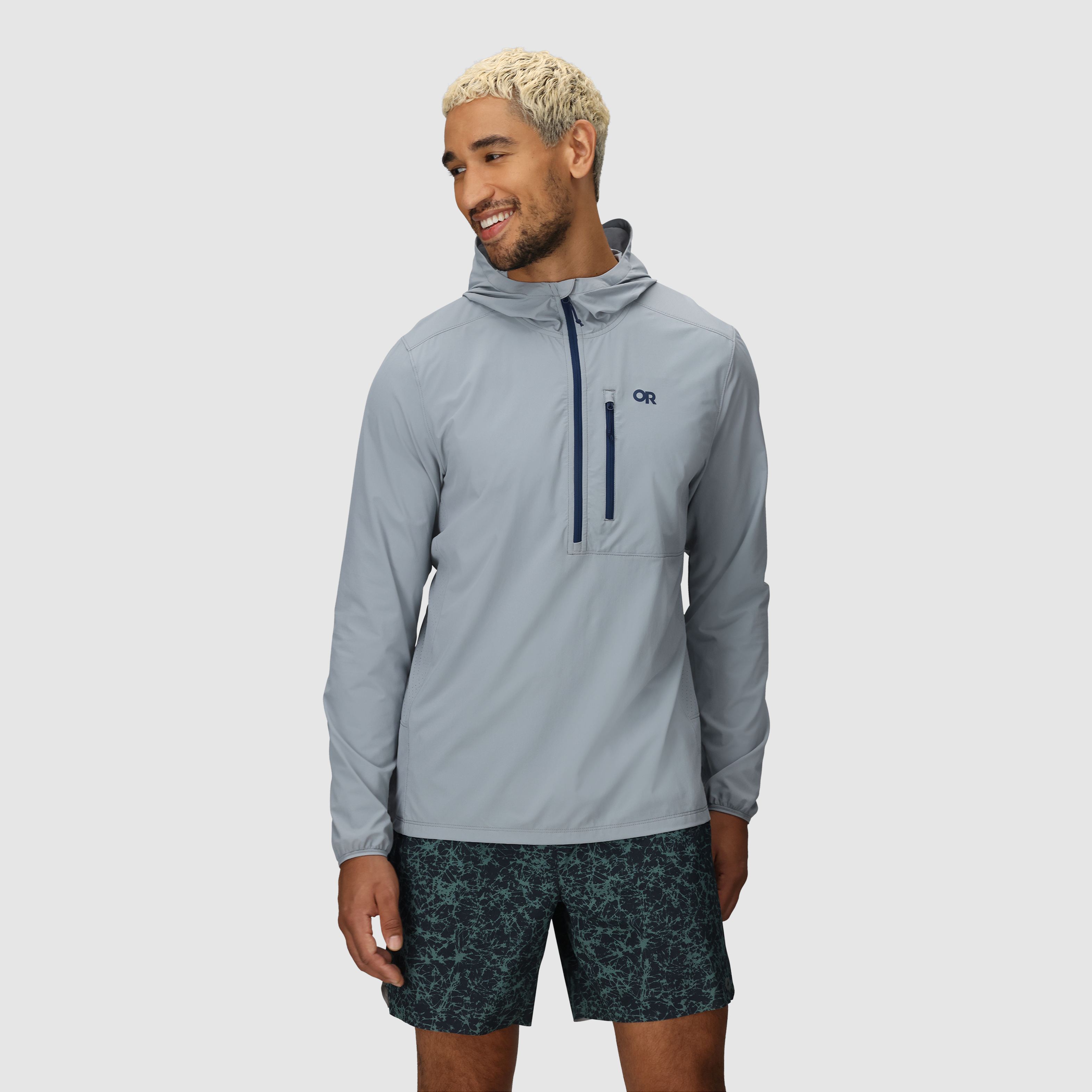 Men's Astroman Air Sun Hoodie - UPF Climbing Shirt with Breathable Mesh