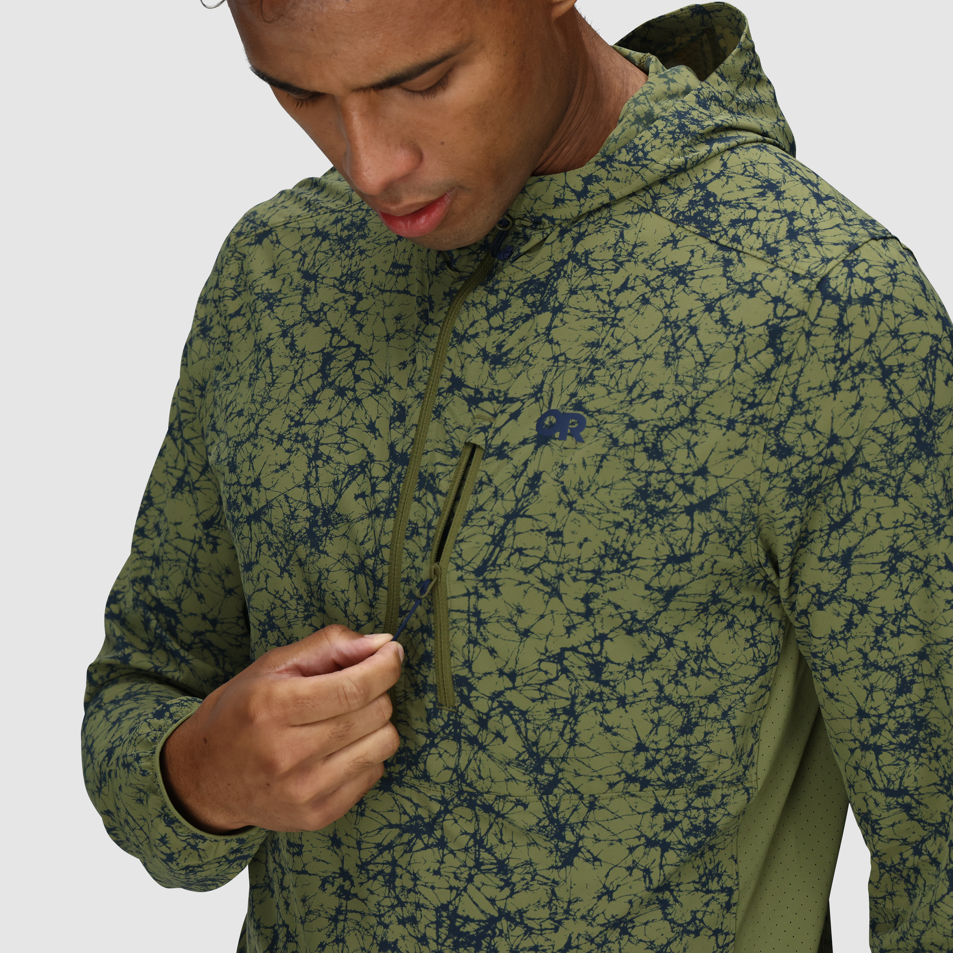 Men's Astroman Air Sun Hoodie - UPF Climbing Shirt with Breathable Mesh