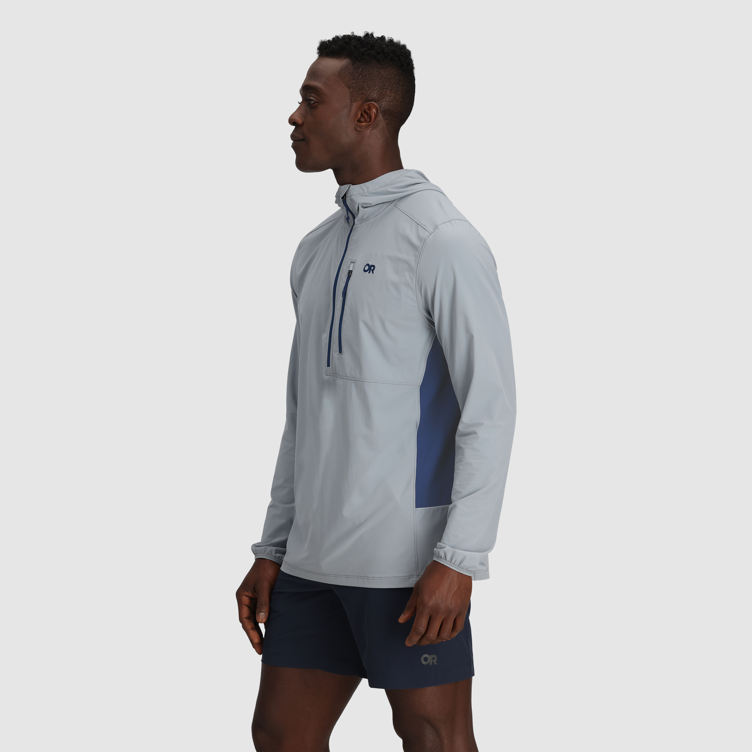 Men's Astroman Air Sun Hoodie - UPF Climbing Shirt with Breathable Mesh