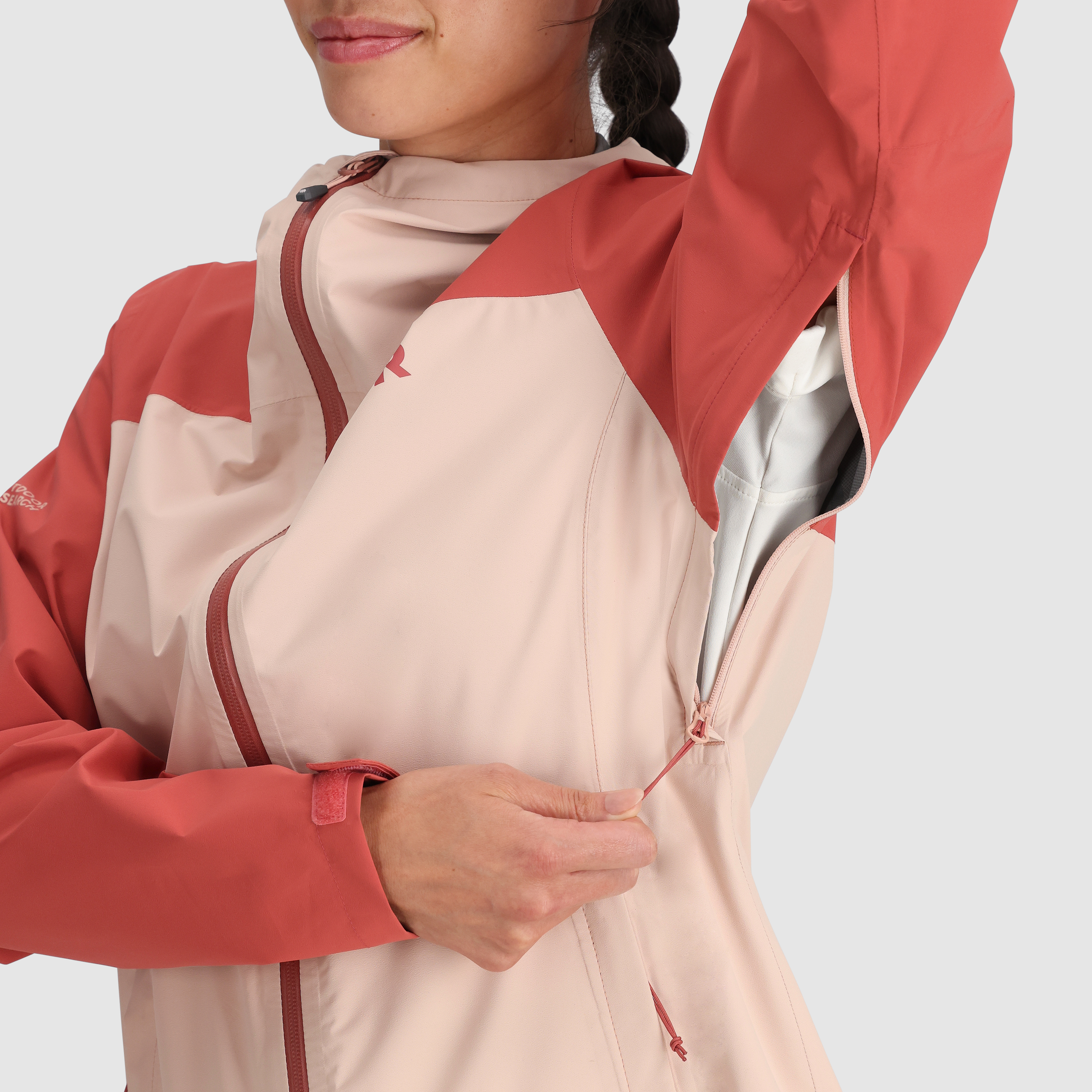 Women's Stratoburst Stretch Waterproof Rain Jacket for Hiking