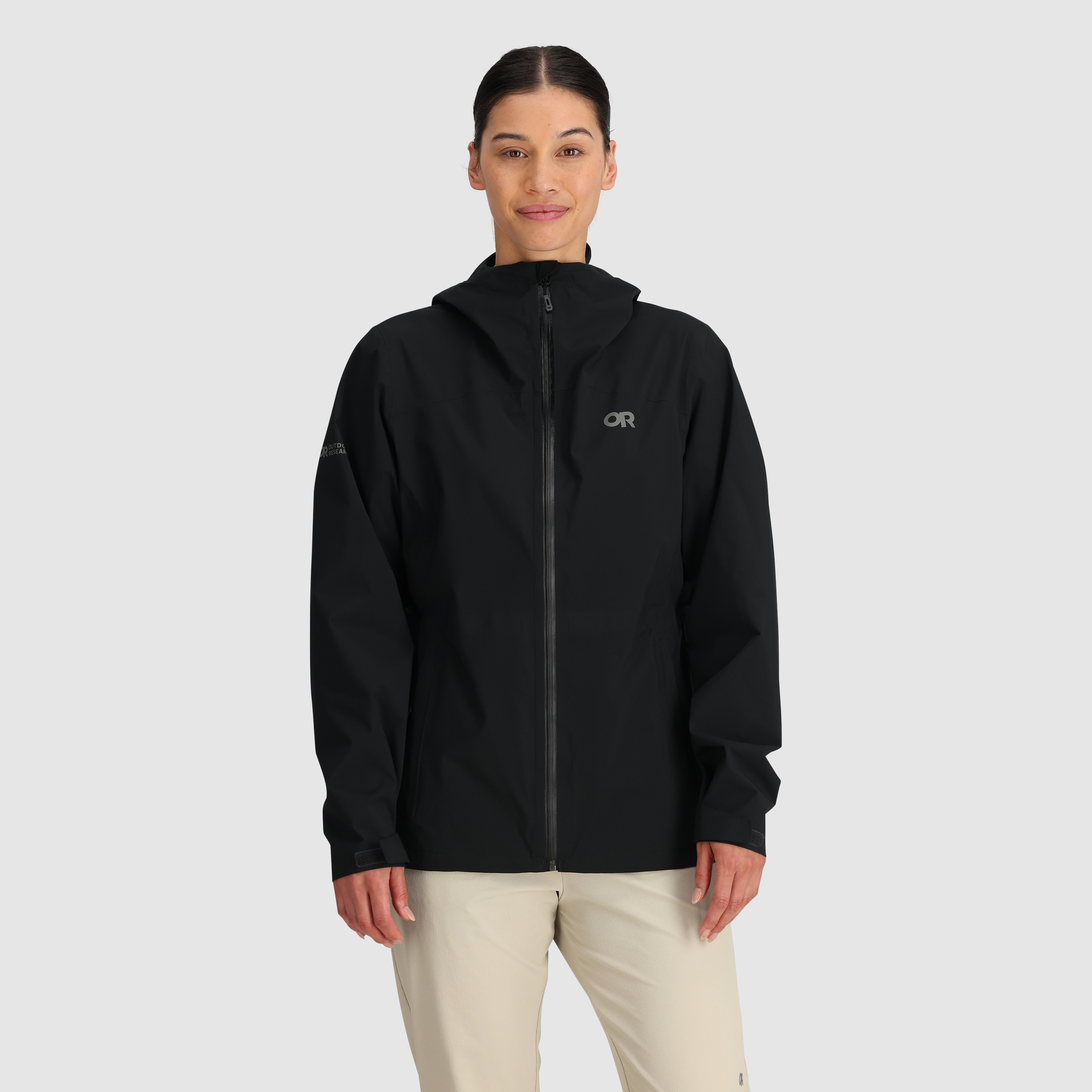 Women's Stratoburst Stretch Waterproof Rain Jacket for Hiking