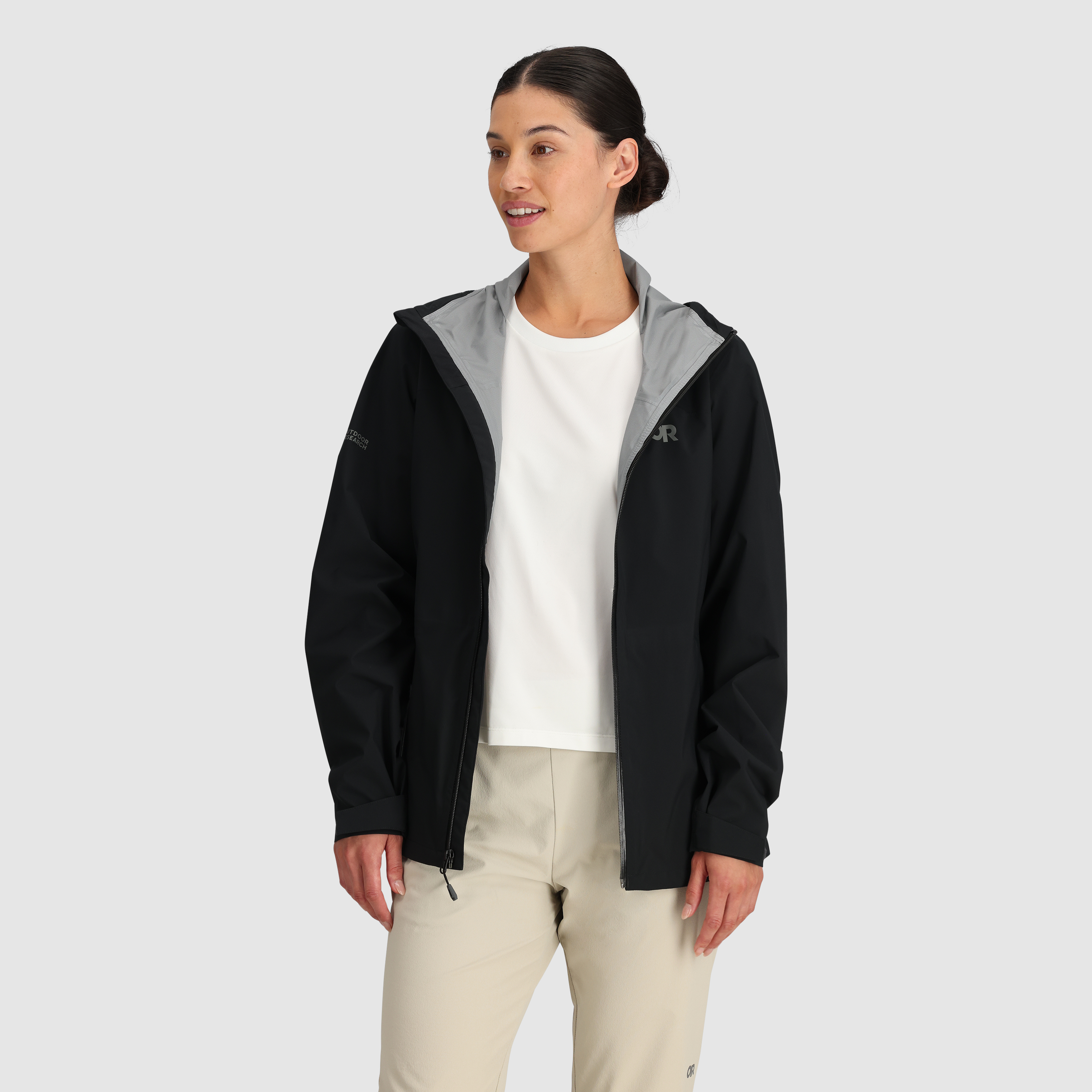Women's Stratoburst Stretch Waterproof Rain Jacket for Hiking