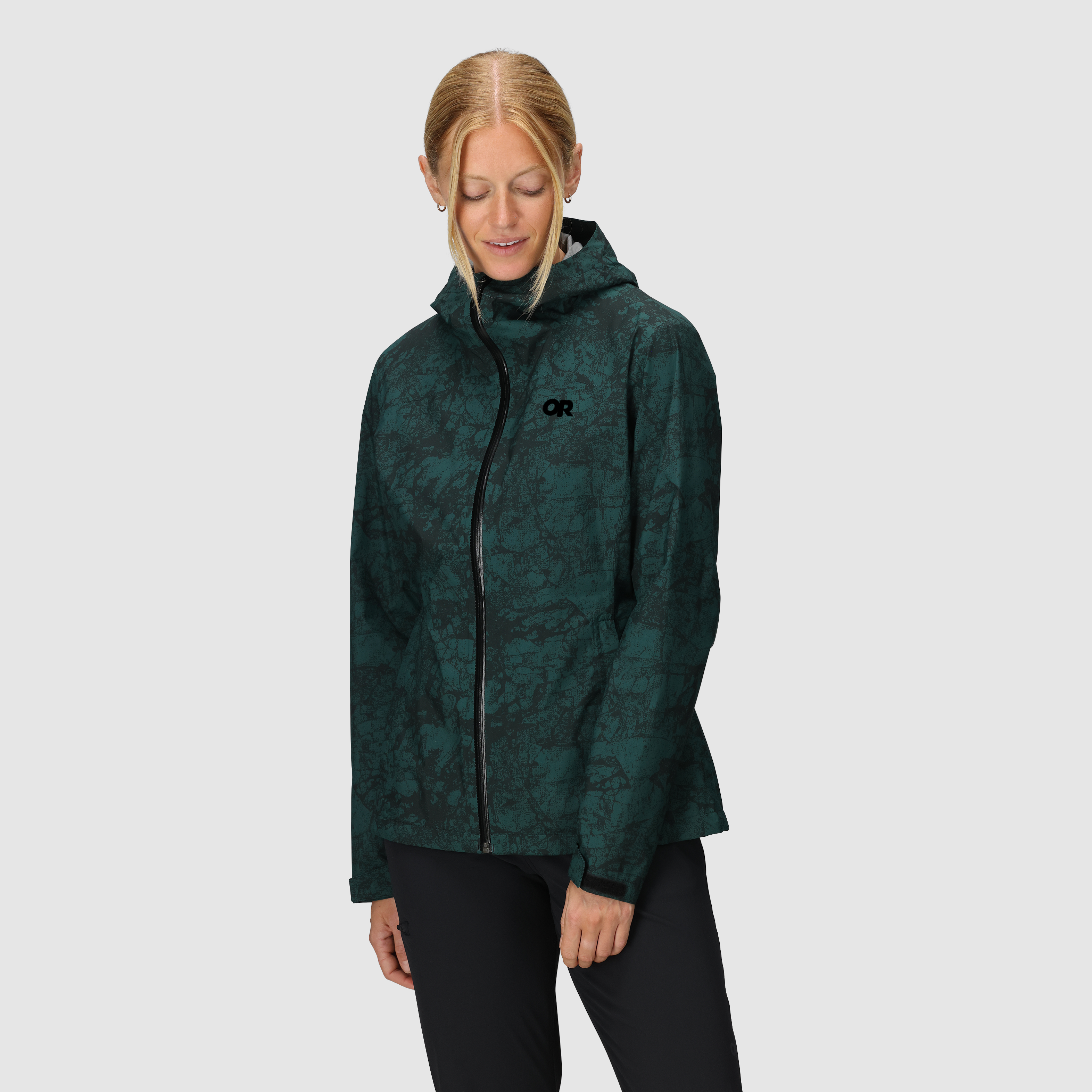 Women's Stratoburst Stretch Waterproof Rain Jacket for Hiking