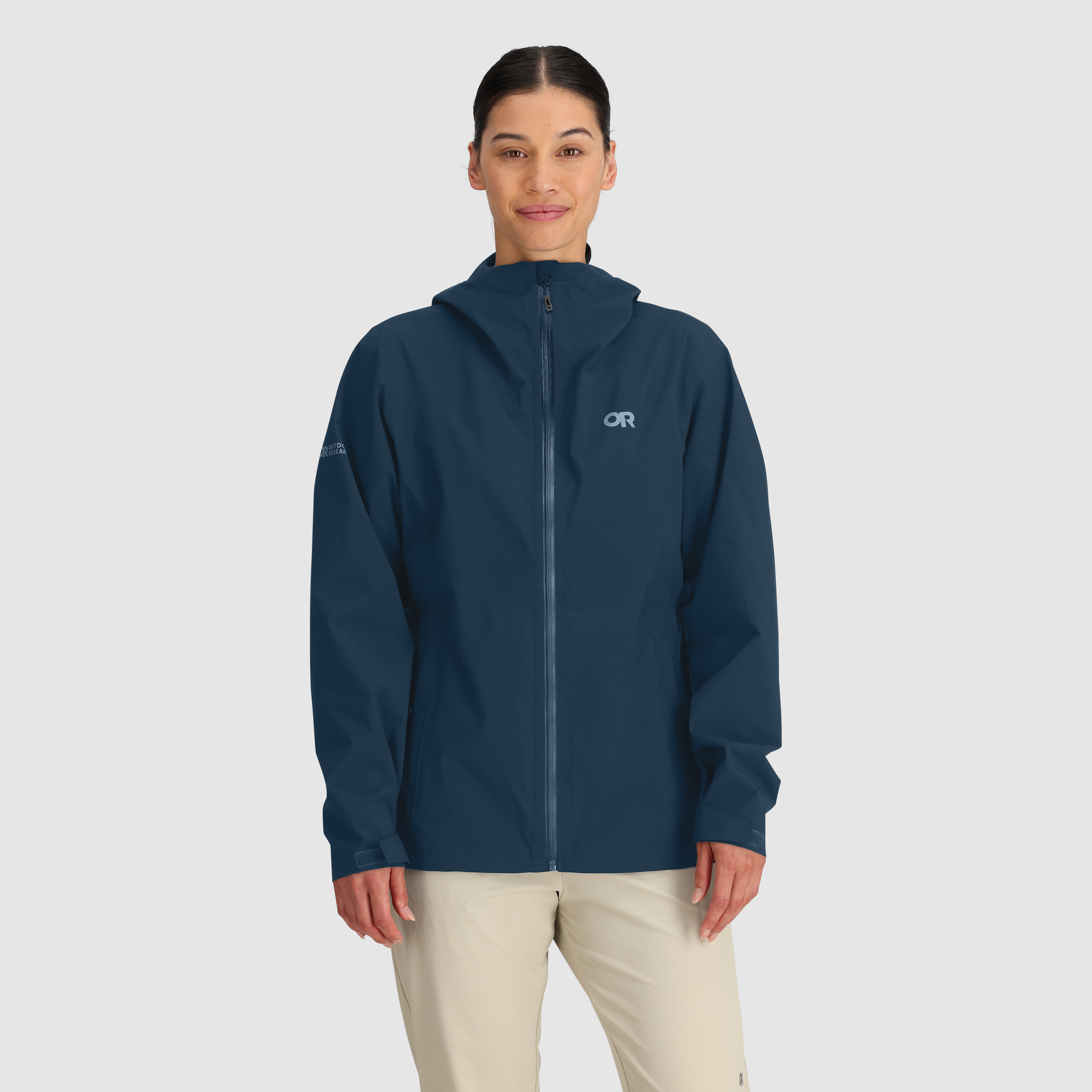 Women's Stratoburst Stretch Waterproof Rain Jacket for Hiking