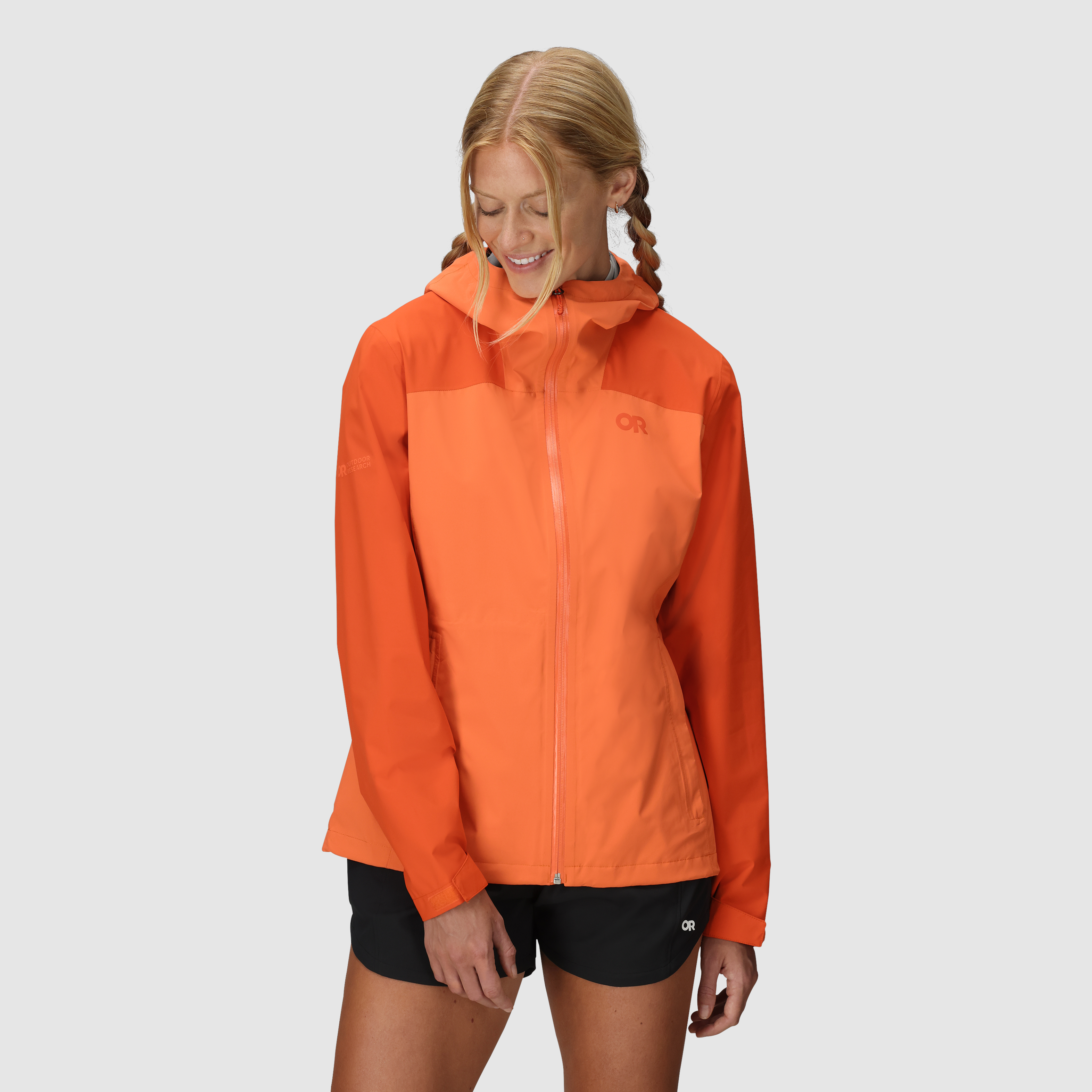 Women's Stratoburst Stretch Waterproof Rain Jacket for Hiking