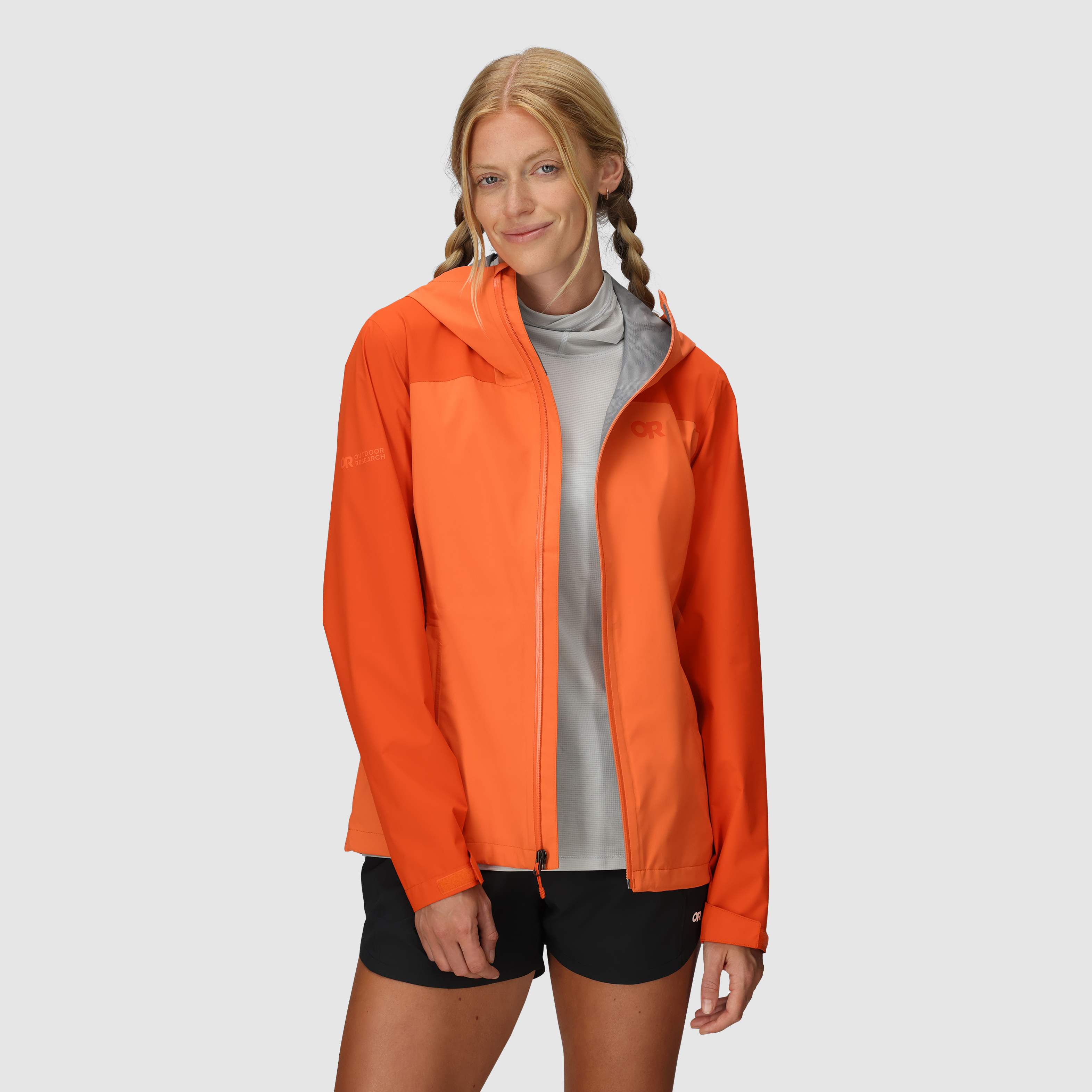 Women's Stratoburst Stretch Waterproof Rain Jacket for Hiking