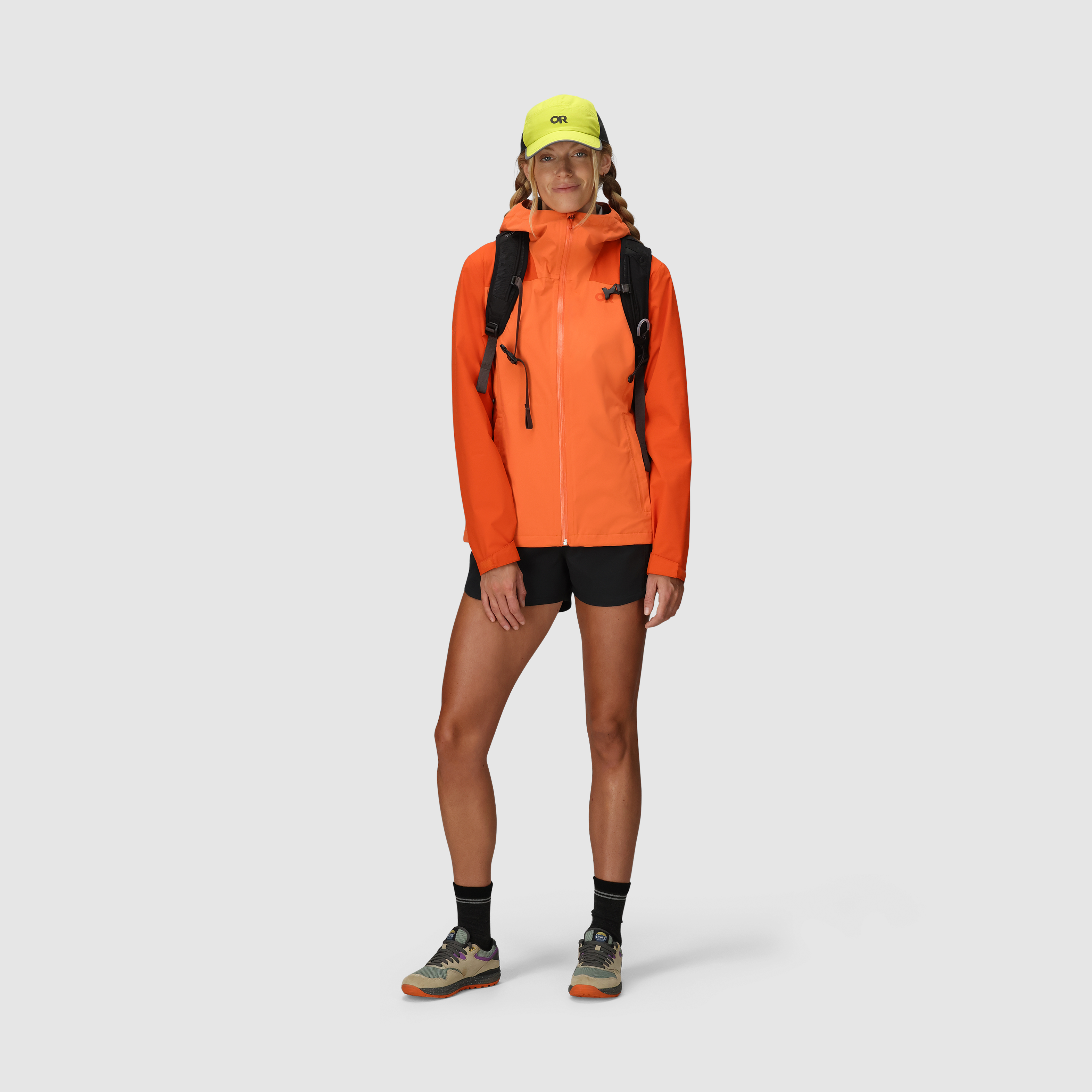 Women's Stratoburst Stretch Waterproof Rain Jacket for Hiking