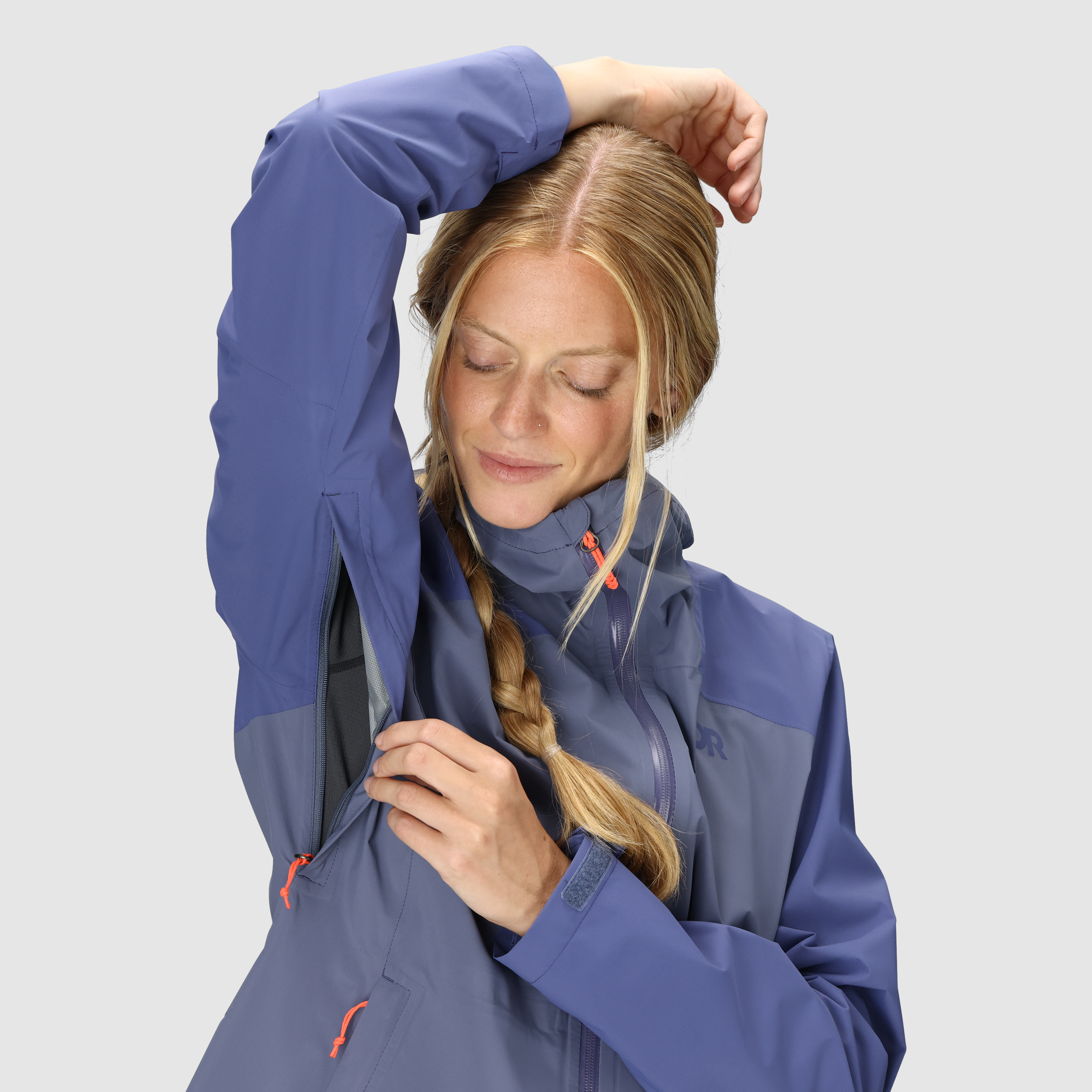 Women's Stratoburst Stretch Waterproof Rain Jacket for Hiking