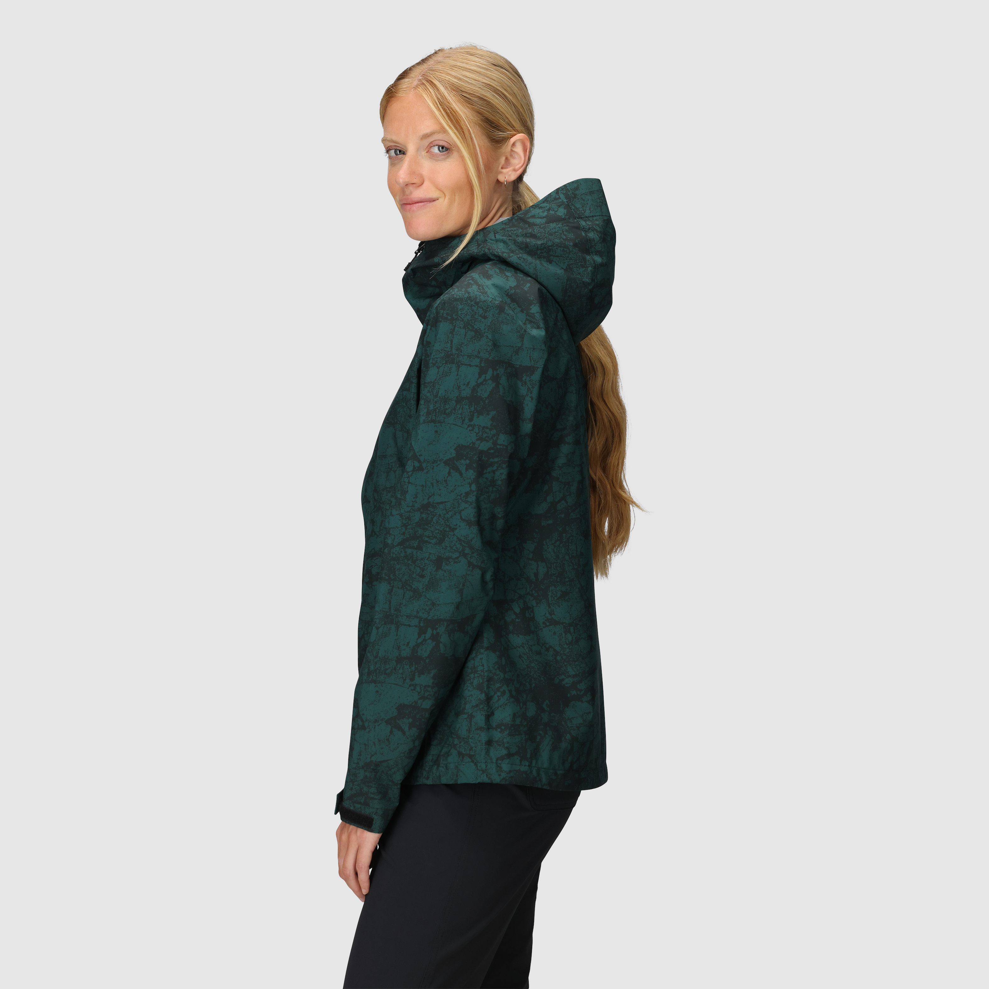 Women's Stratoburst Stretch Waterproof Rain Jacket for Hiking
