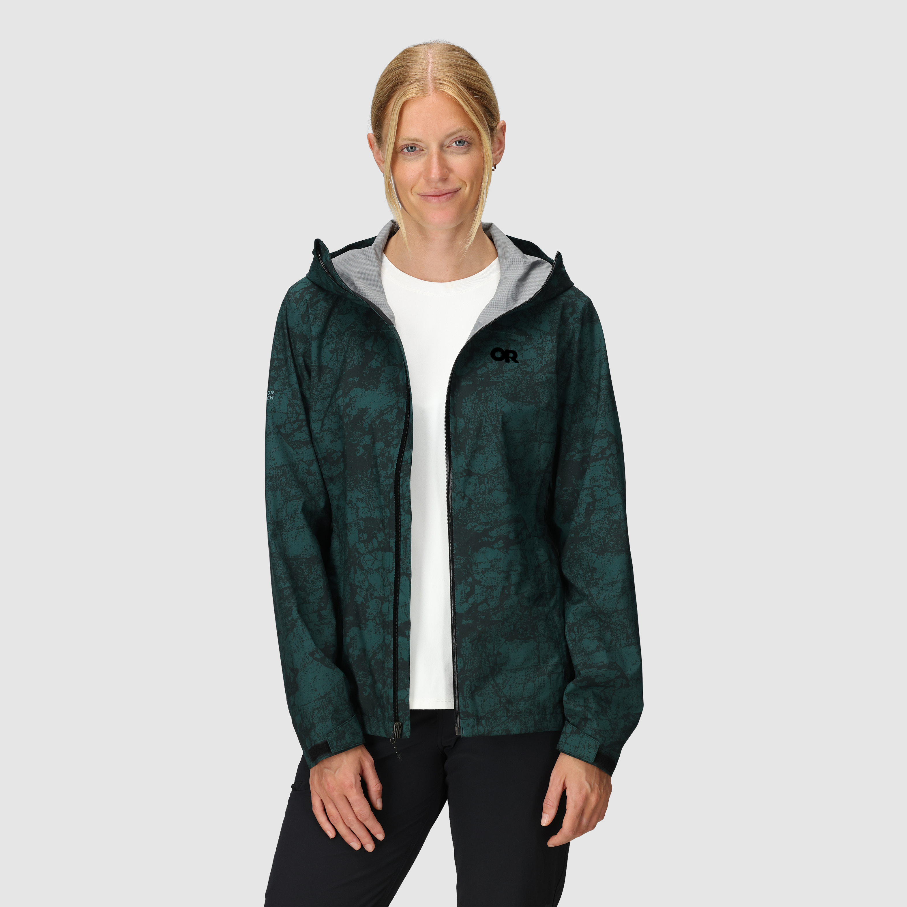 Women's Stratoburst Stretch Waterproof Rain Jacket for Hiking