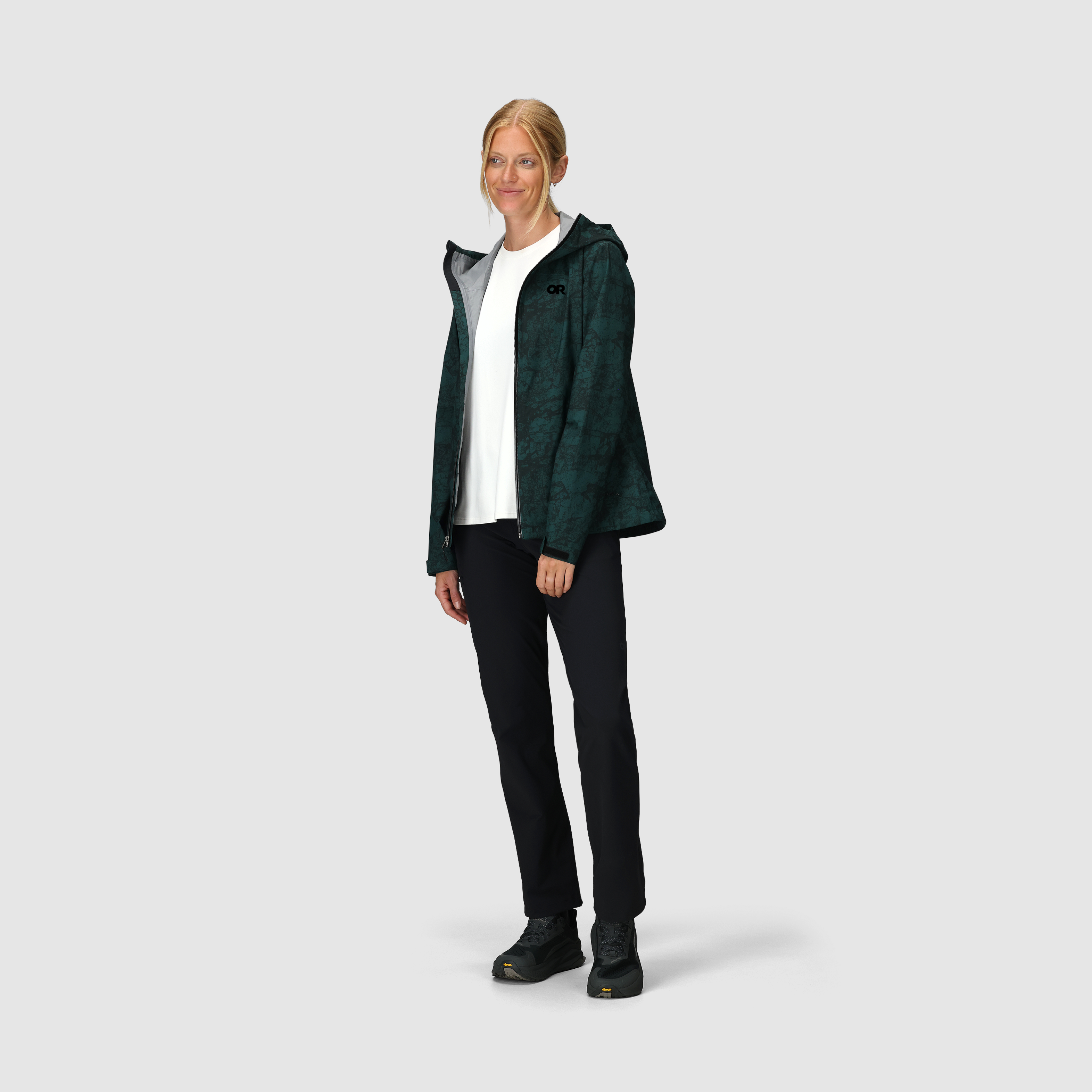 Women's Stratoburst Stretch Waterproof Rain Jacket for Hiking