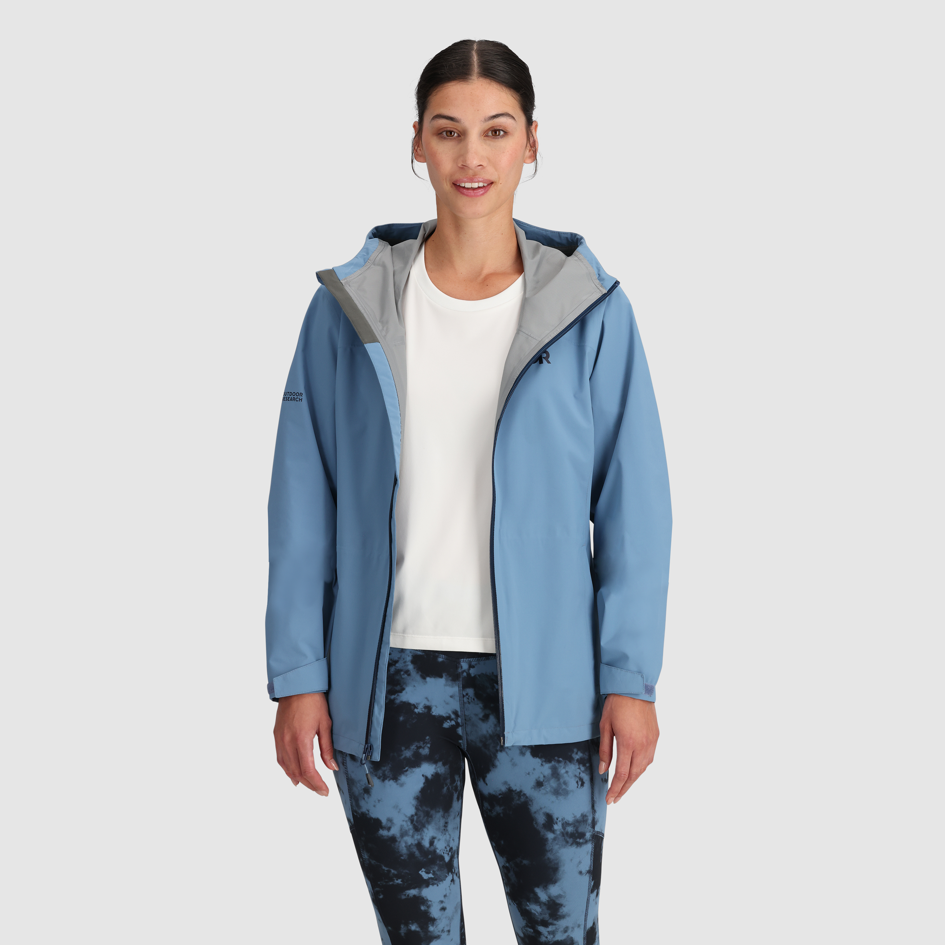 Women's Stratoburst Stretch Waterproof Rain Jacket for Hiking
