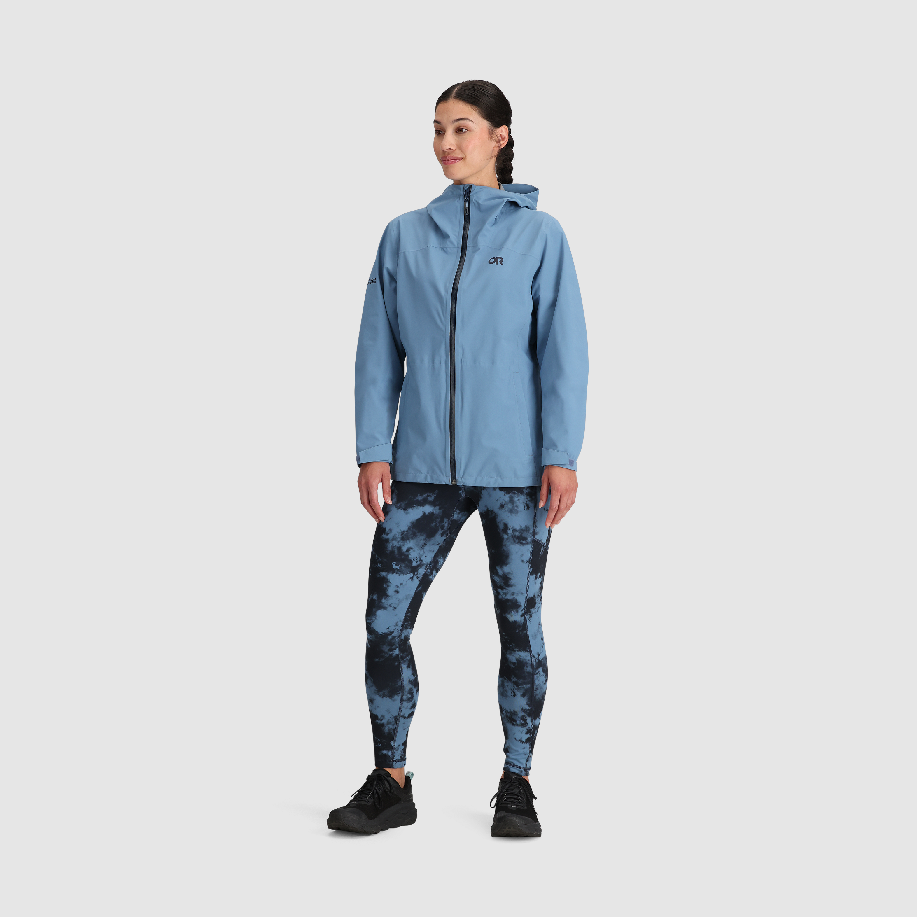 Women's Stratoburst Stretch Waterproof Rain Jacket for Hiking