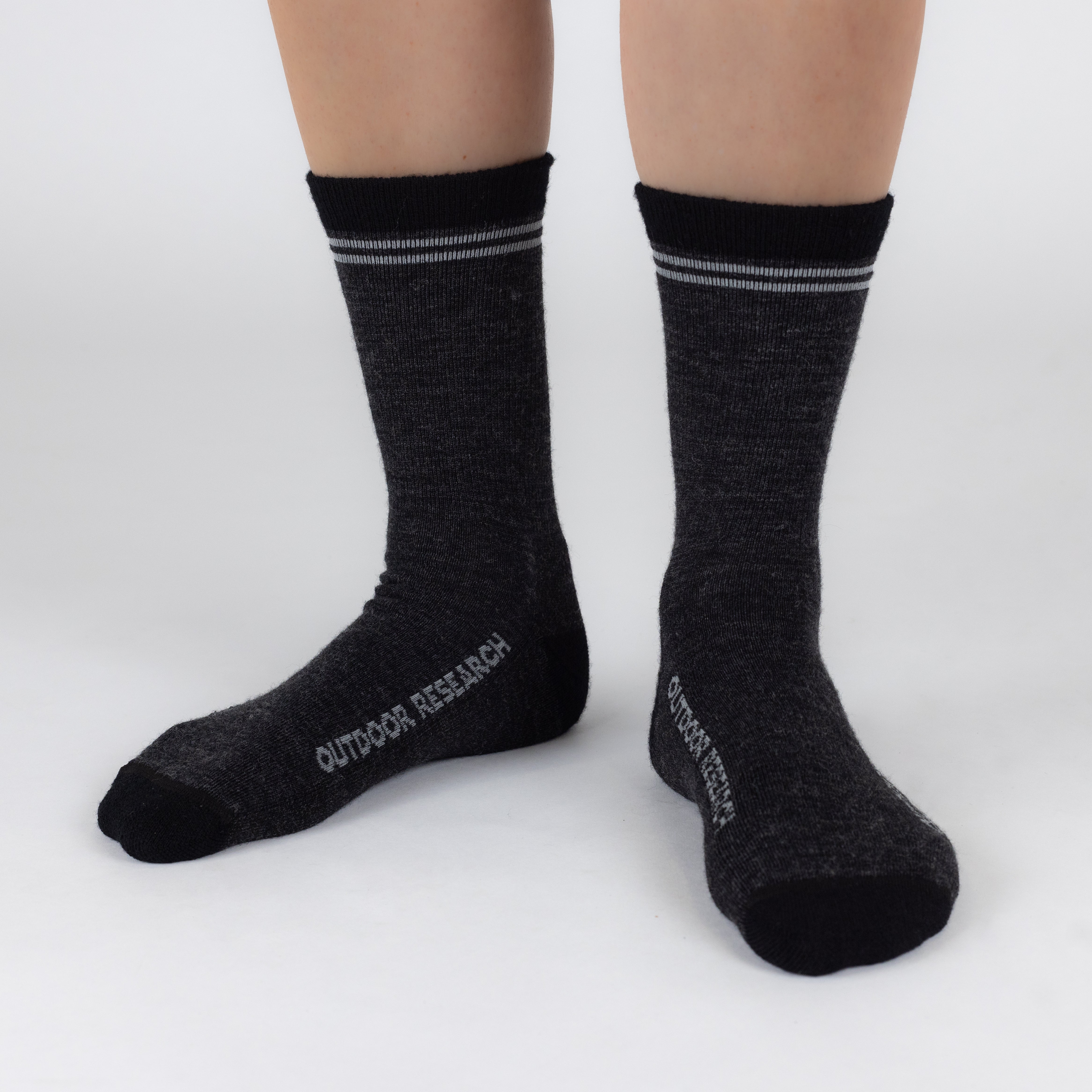 Merino Wool Hiking Socks - Moisture-Wicking & Odor-Free Crew Socks