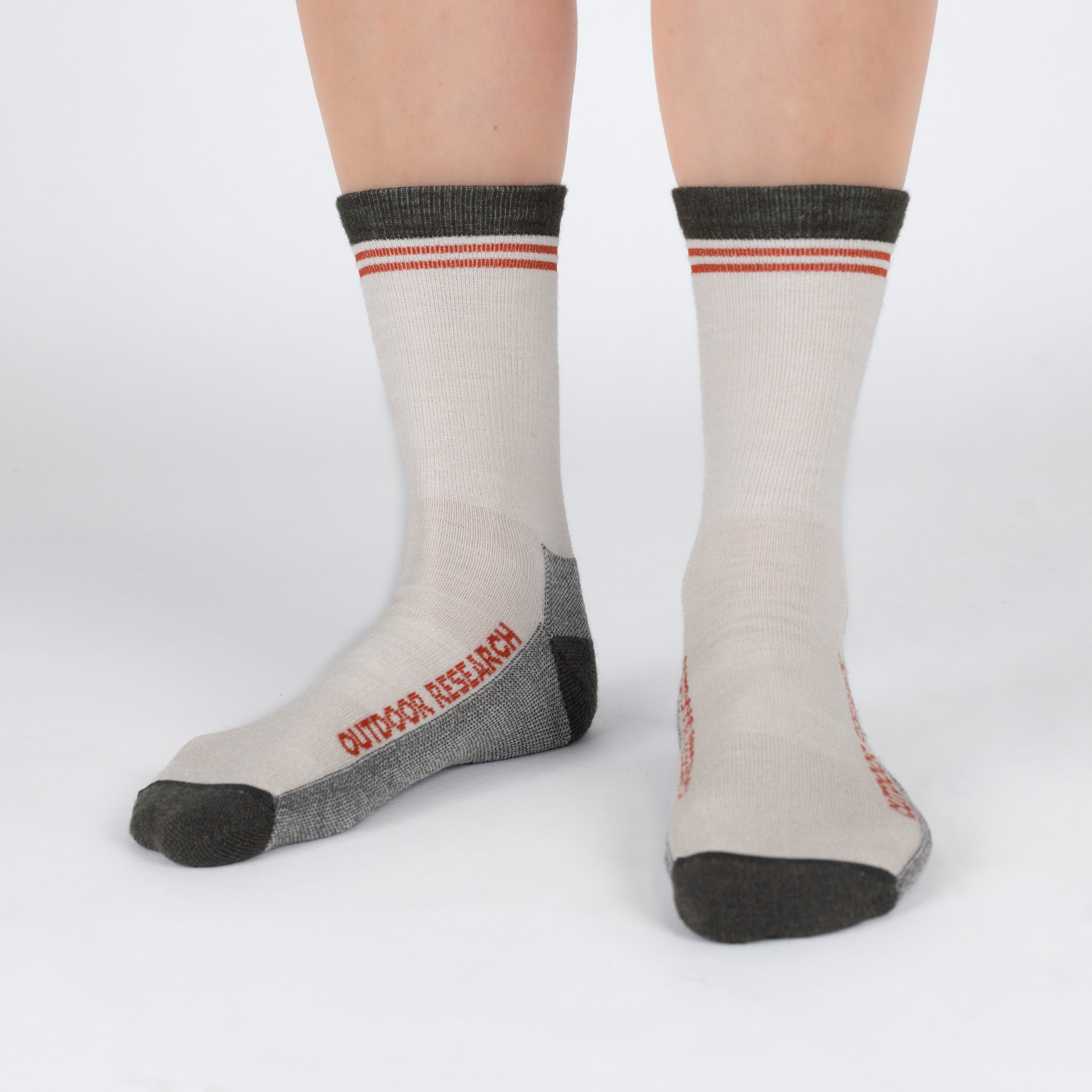Merino Wool Hiking Socks - Moisture-Wicking & Odor-Free Crew Socks