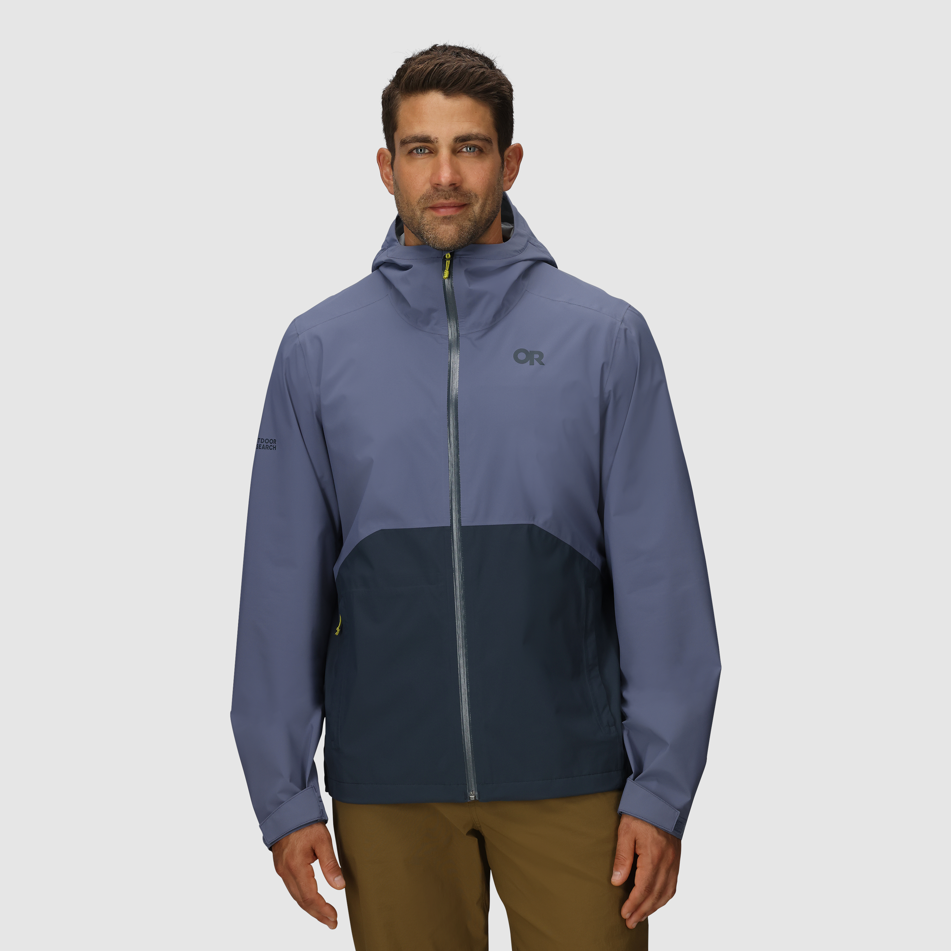 Men's Stratoburst Stretch Waterproof Rain Jacket for Hiking